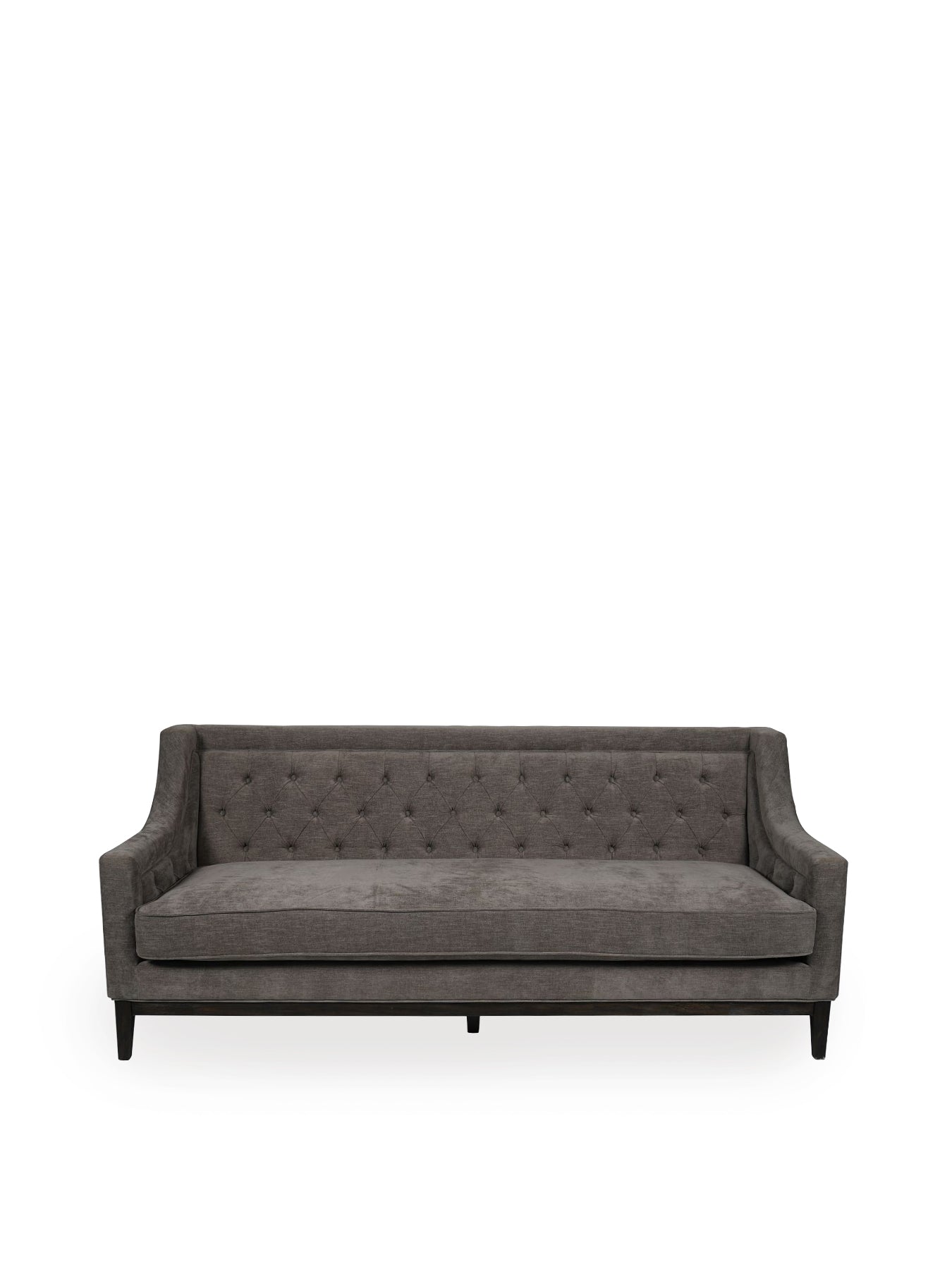 Theodore Buttoned Sofa Warm Grey 200cm