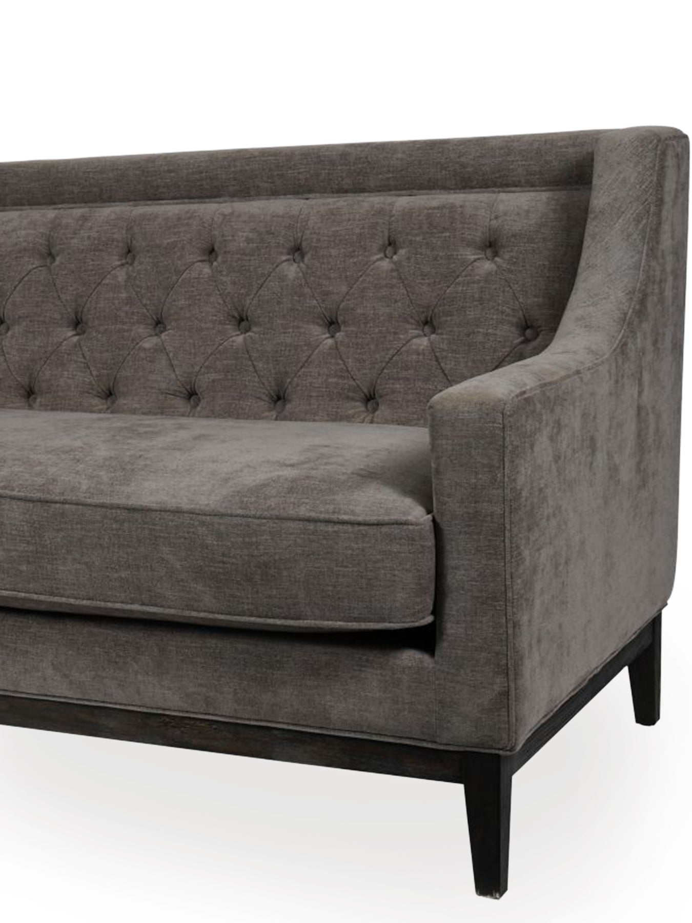 Theodore Buttoned Sofa Warm Grey 200cm