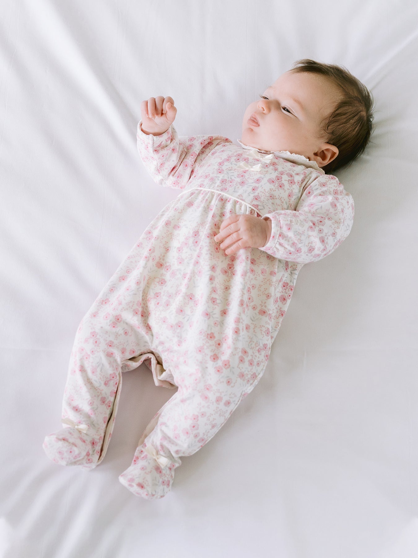 Kylie Floral Print Babygrow & Hairband Set