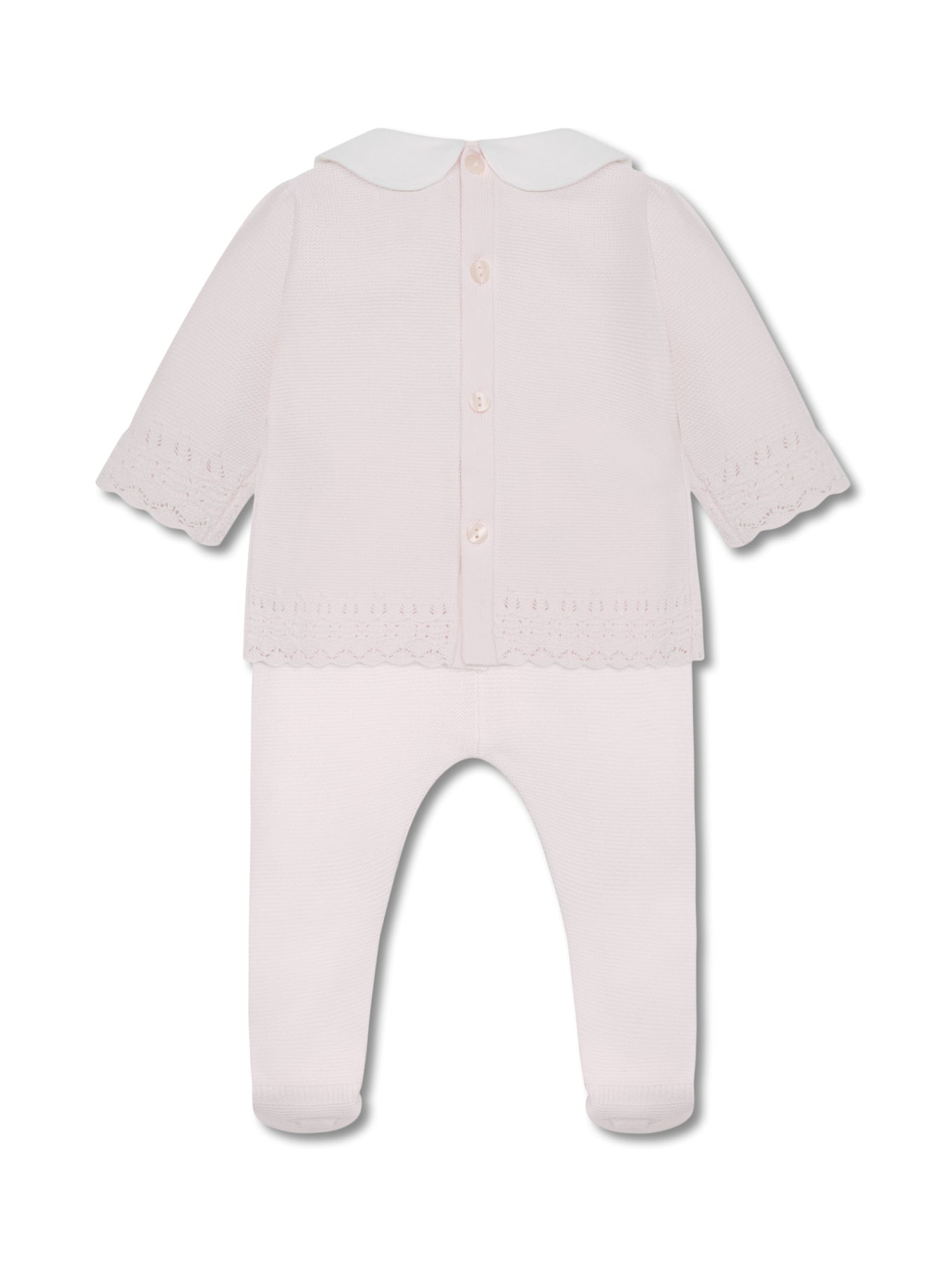 Kaitlin Baby Knit Two-Piece Set Baby Pink