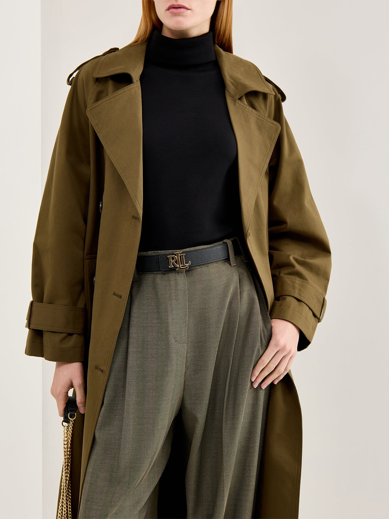 Reversible Leather Belt Black