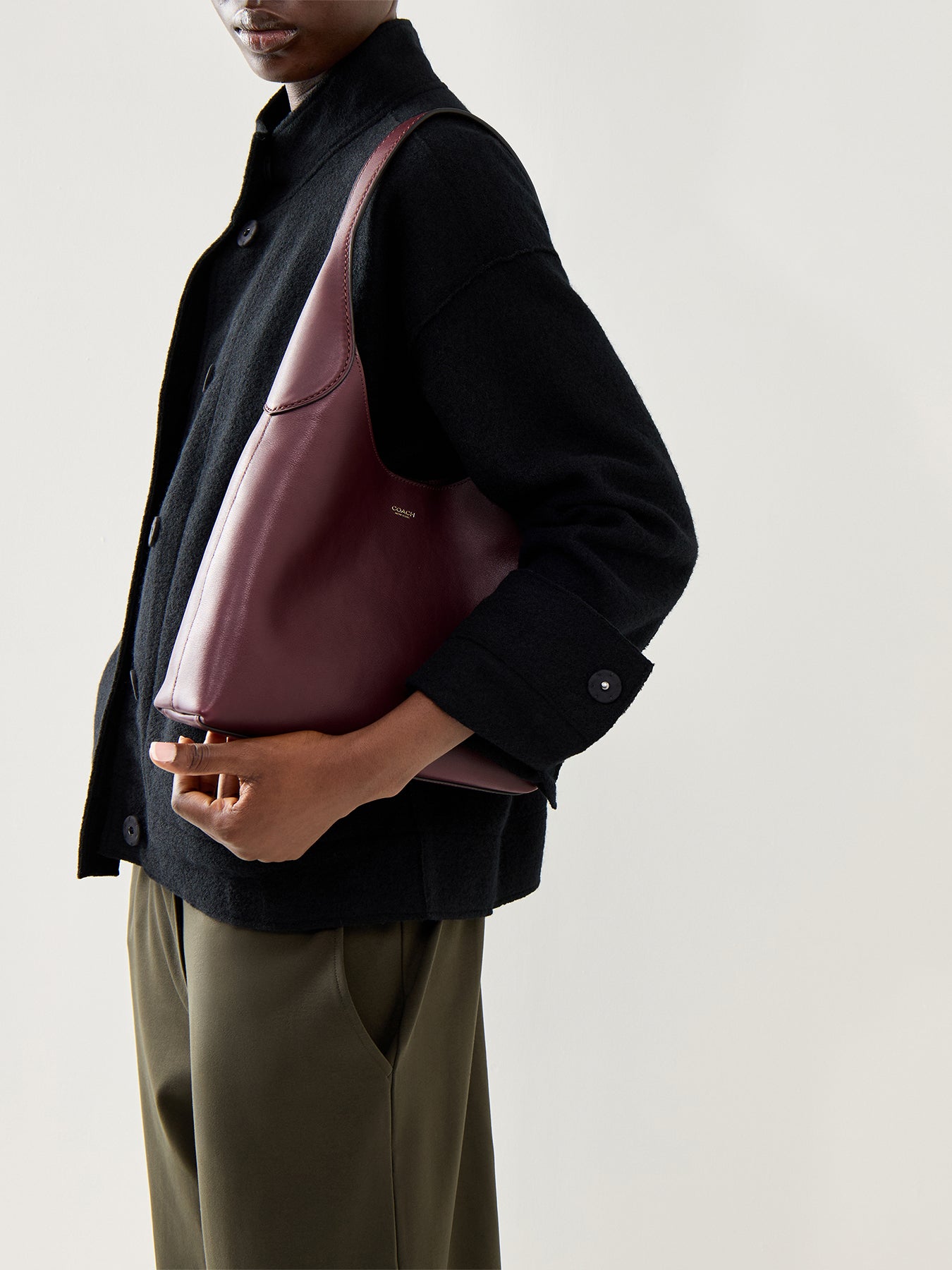 Brooklyn Shoulder Bag 28 Merlot