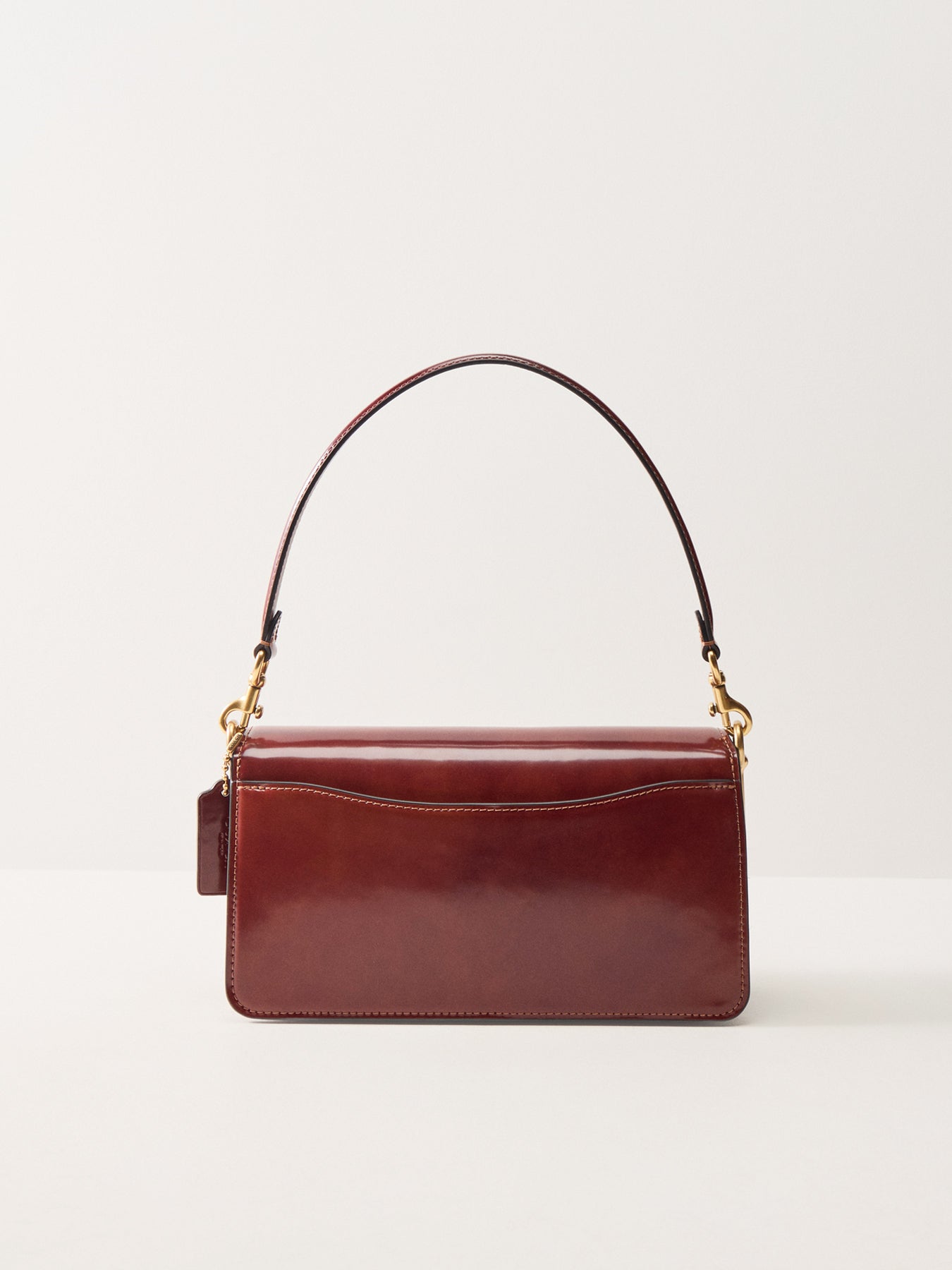 Spazzolato Leather Tabby Shoulder Bag Neutral