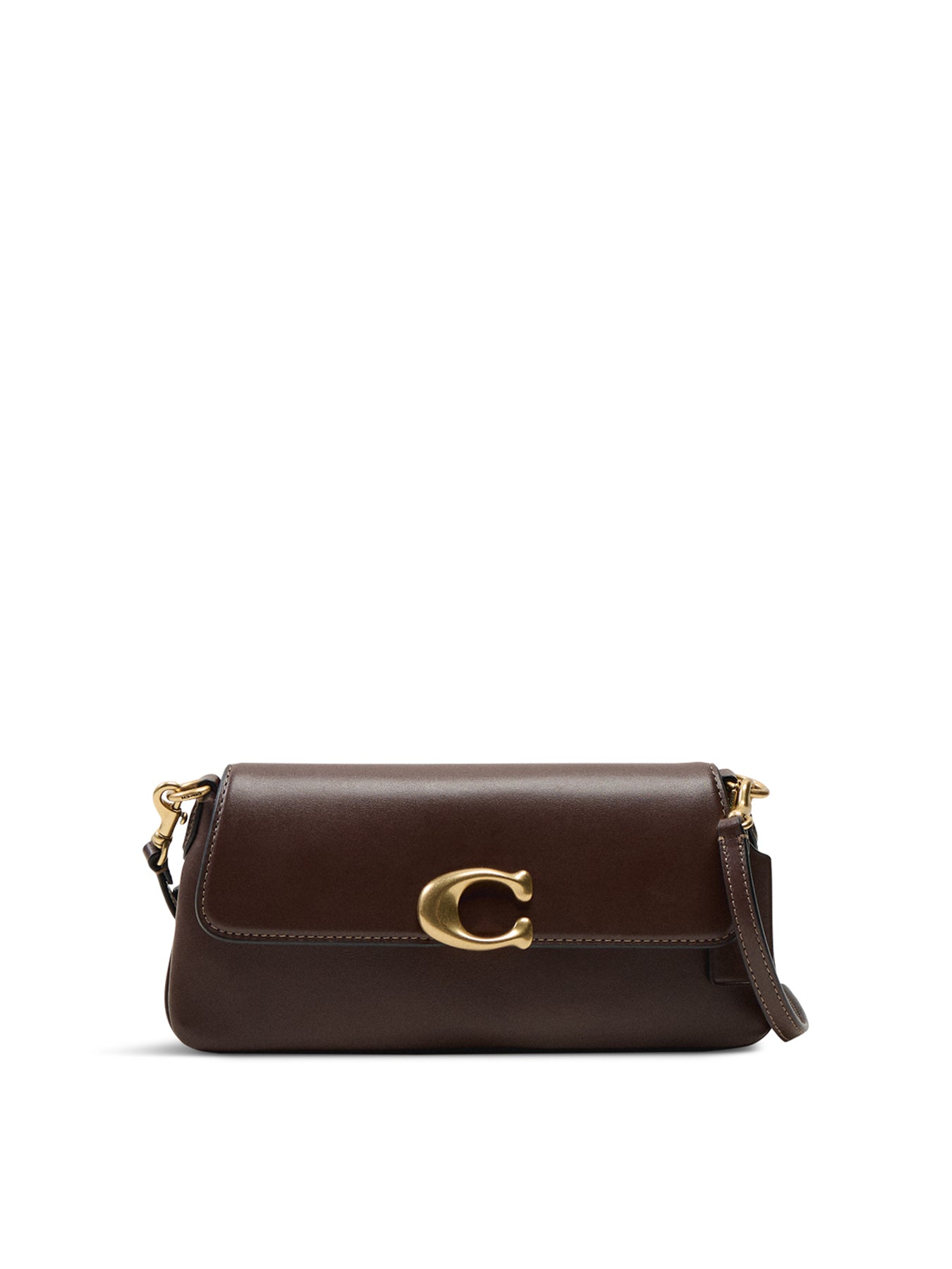 Jet Refined Calf Leather Shoulder Bag Maple