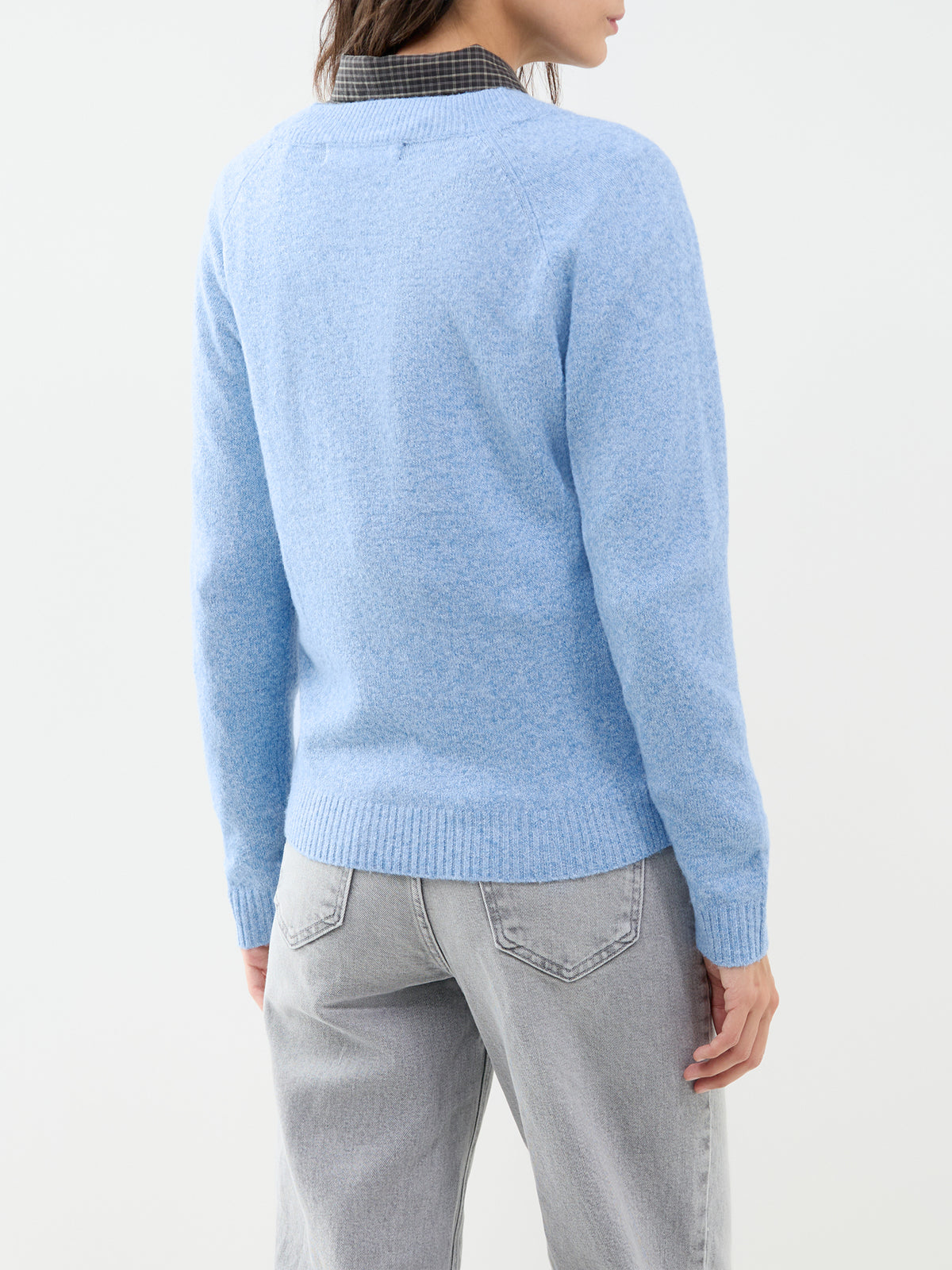 Doffy Long Sleeve Round Neck Top