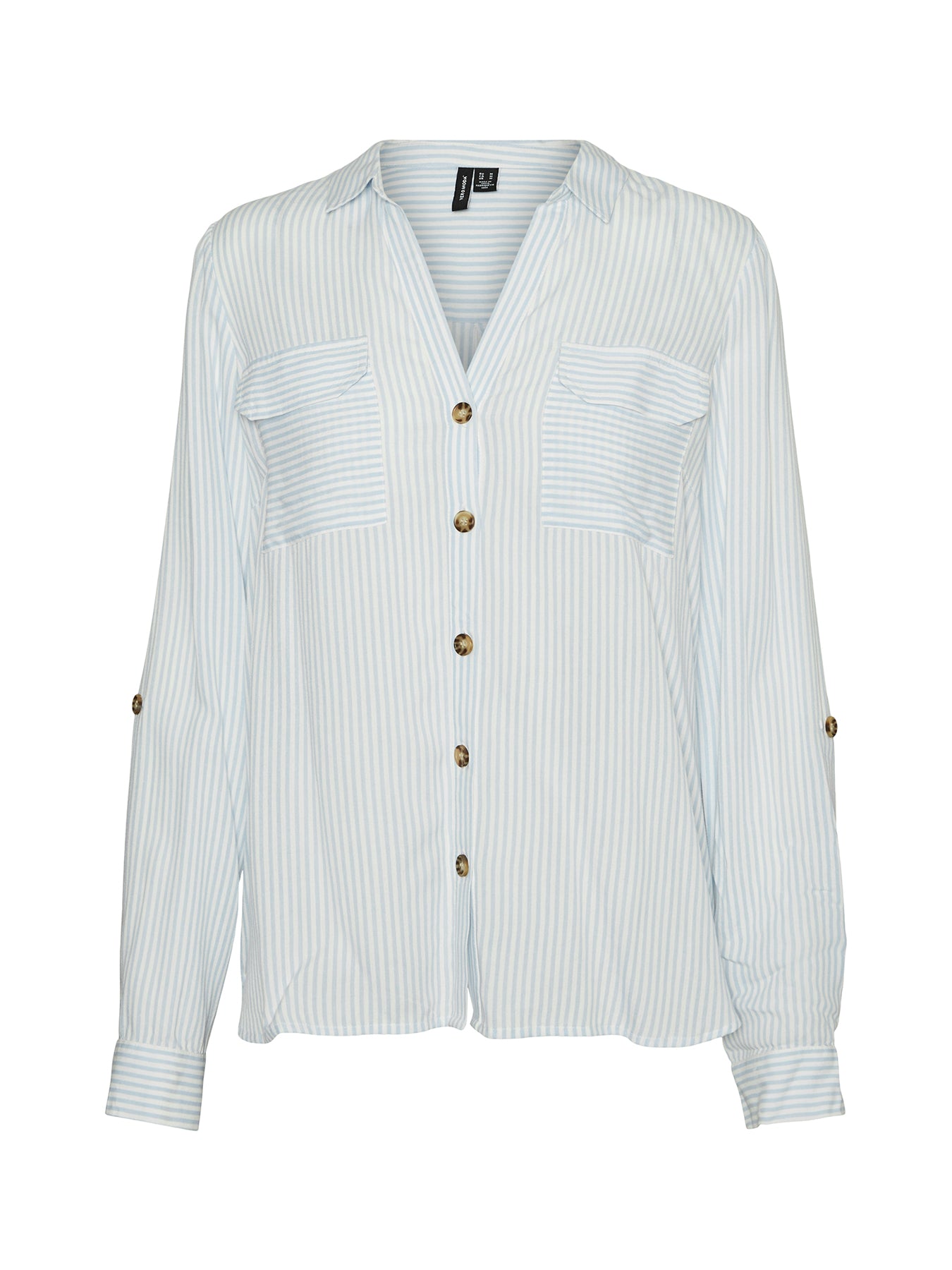 Bumpy Long Sleeve Shirt Blue