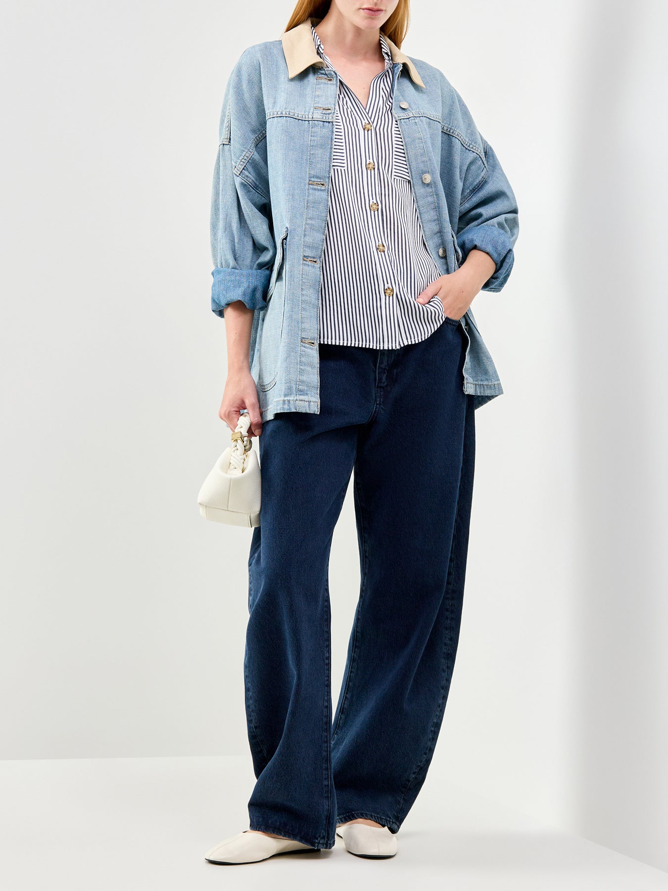 Bumpy Long Sleeve Shirt Blue