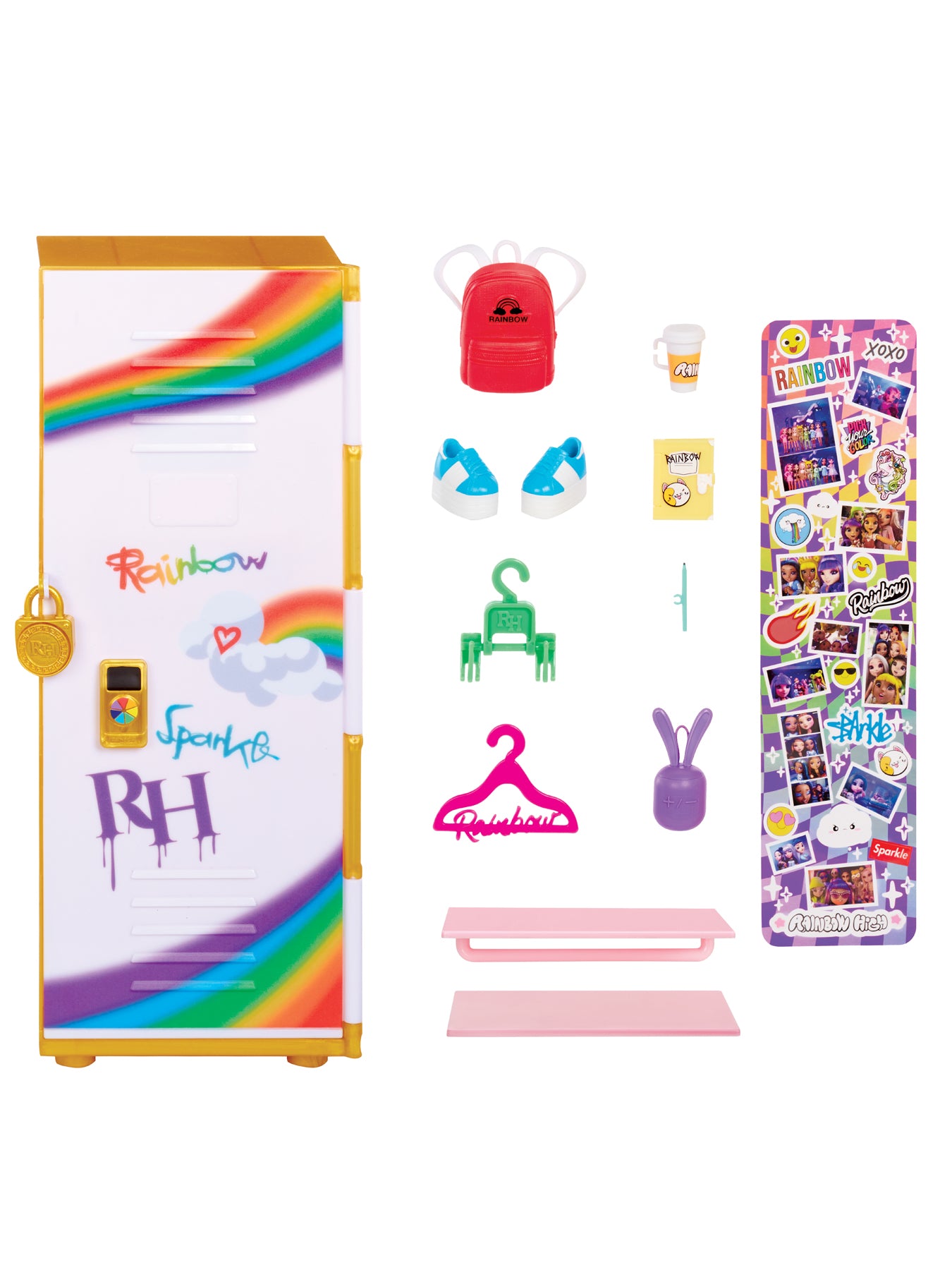 Rainbow High Locker And Doll Playset
