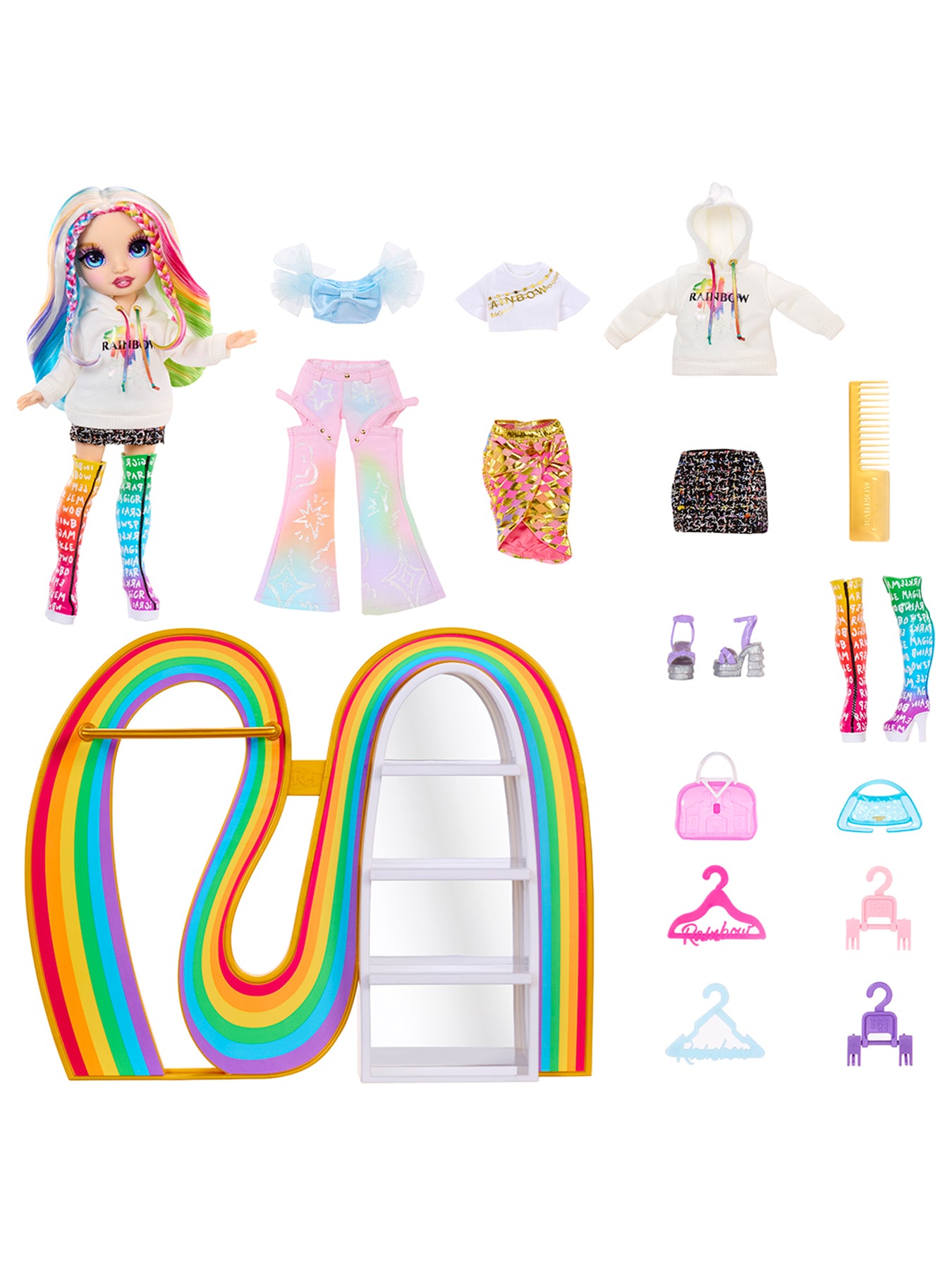 Amaya Rainbow Closet Playset