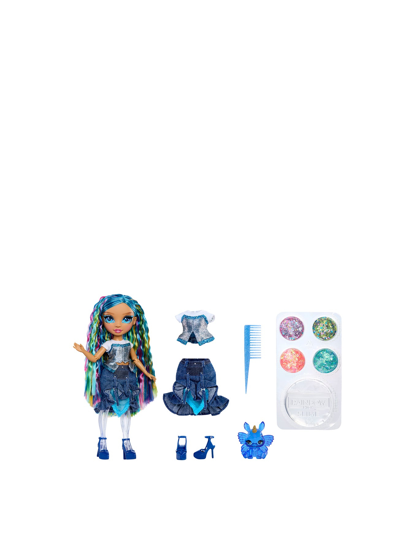 Rainbow Shimmers Slime Fashion Doll