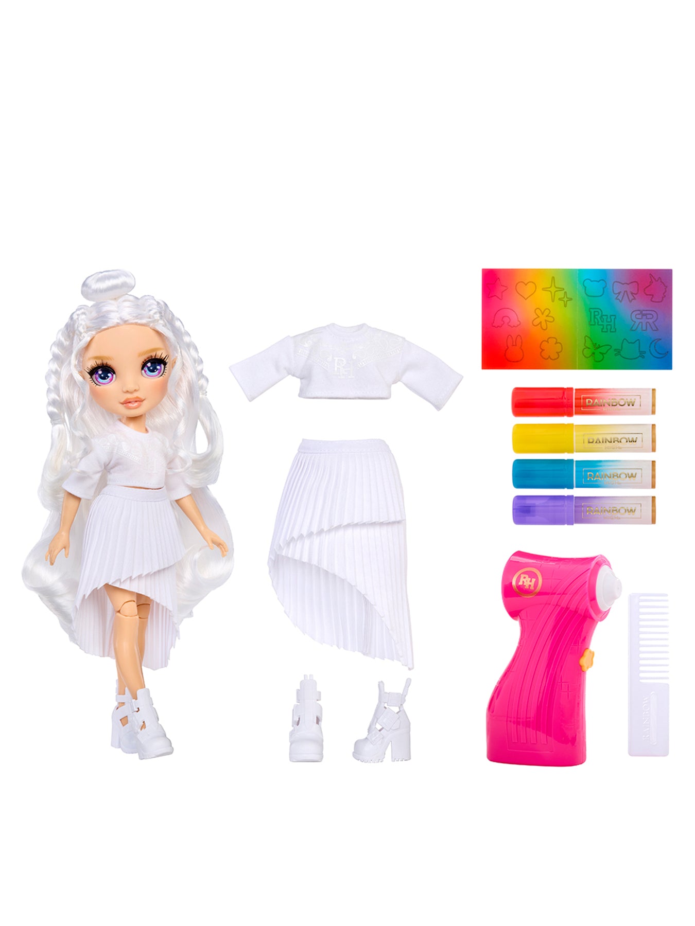 Air Brush Create Fashion Dolls Purple Eyes