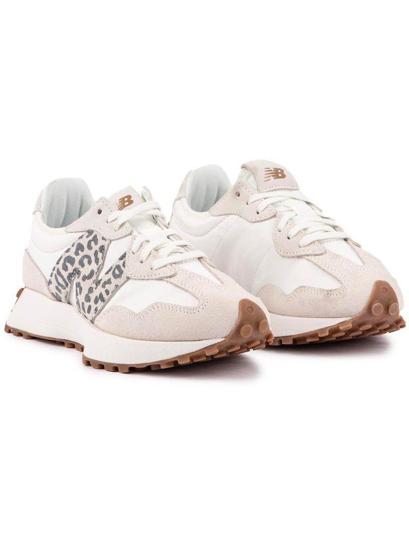 327 Retro Running Trainers White