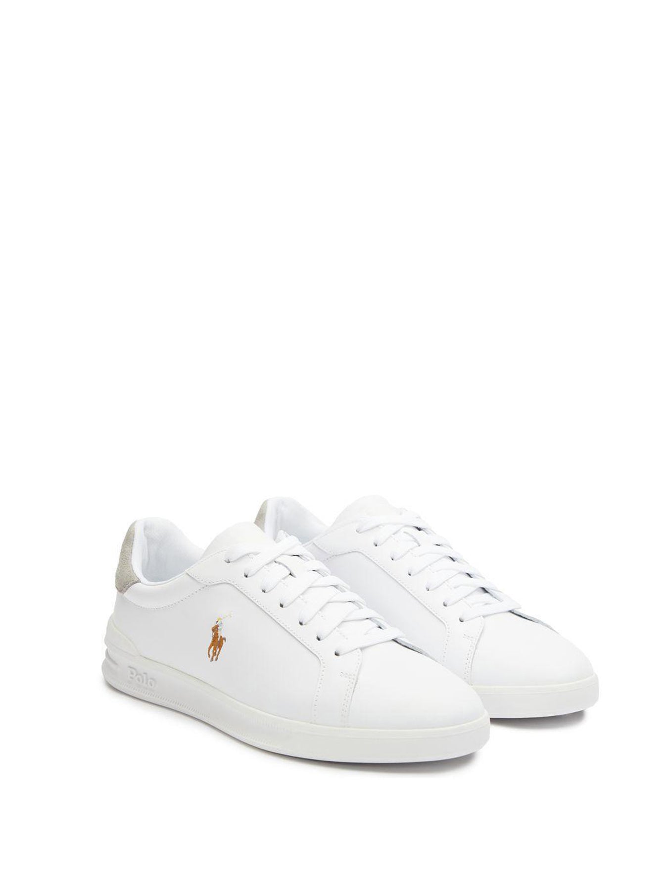Ralph Lauren Heritage Court Trainers White