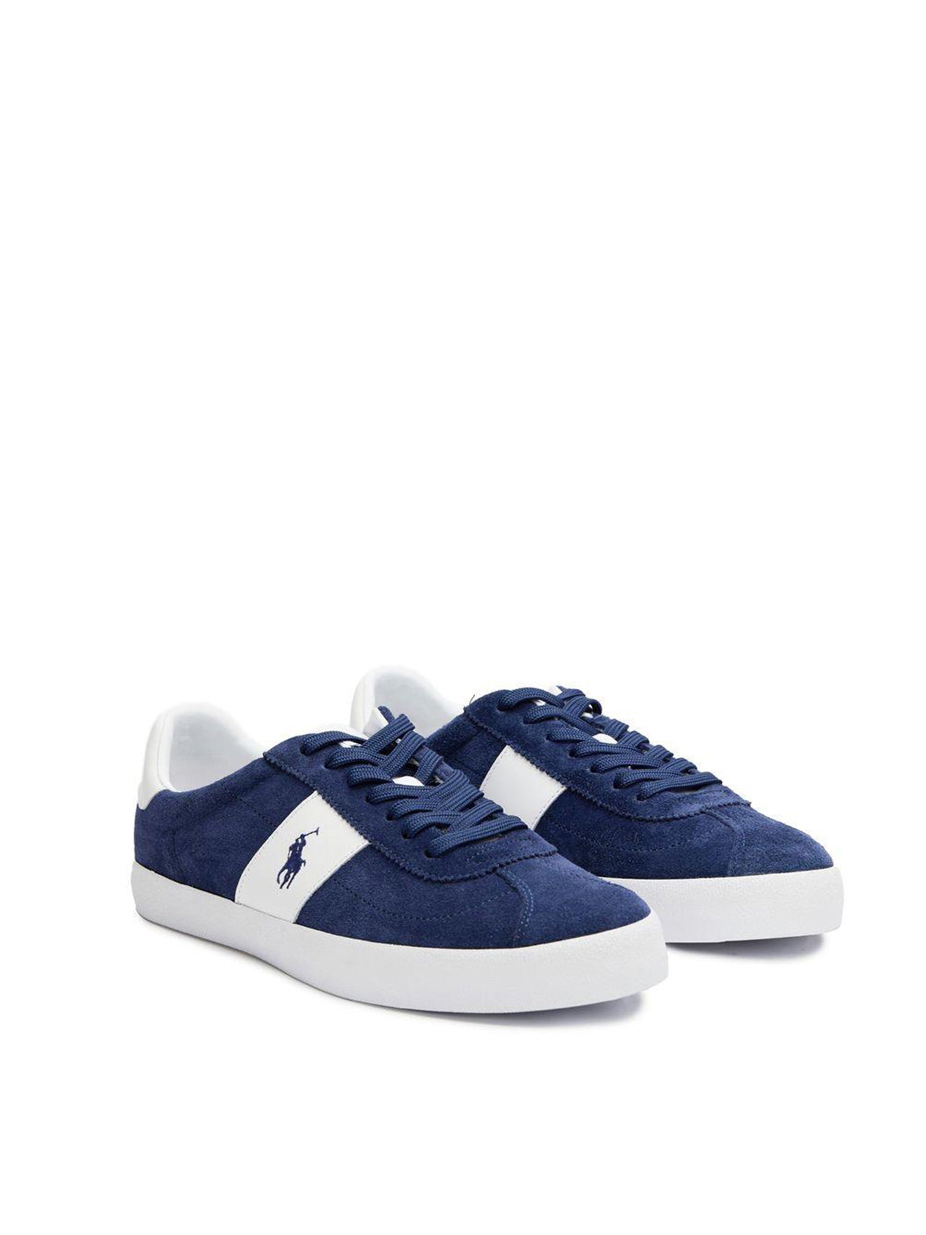 RALPH LAUREN Court Vulc Suede Trainers