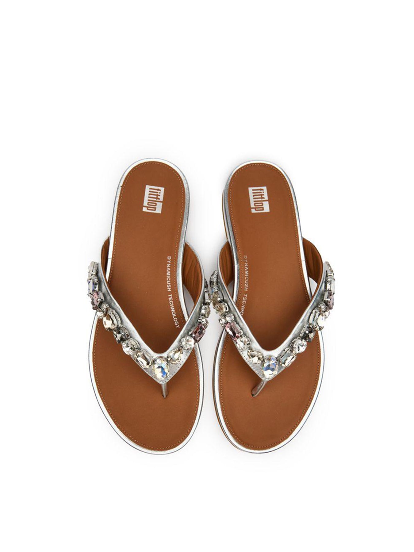 Gracie Jewel Deluxe Sandals Silver