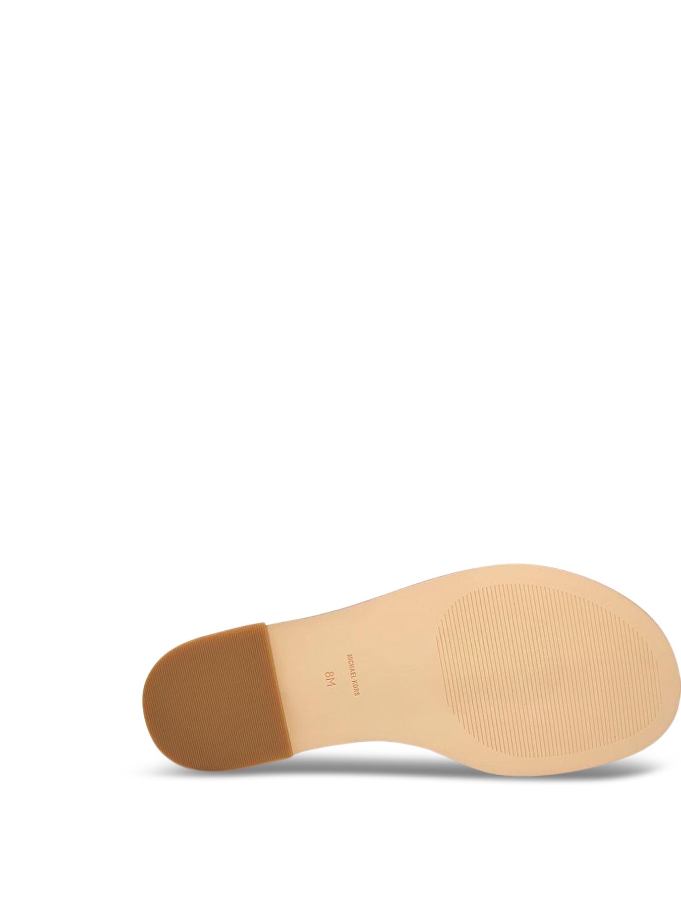 Mandy Thong Leather Sandals Cream