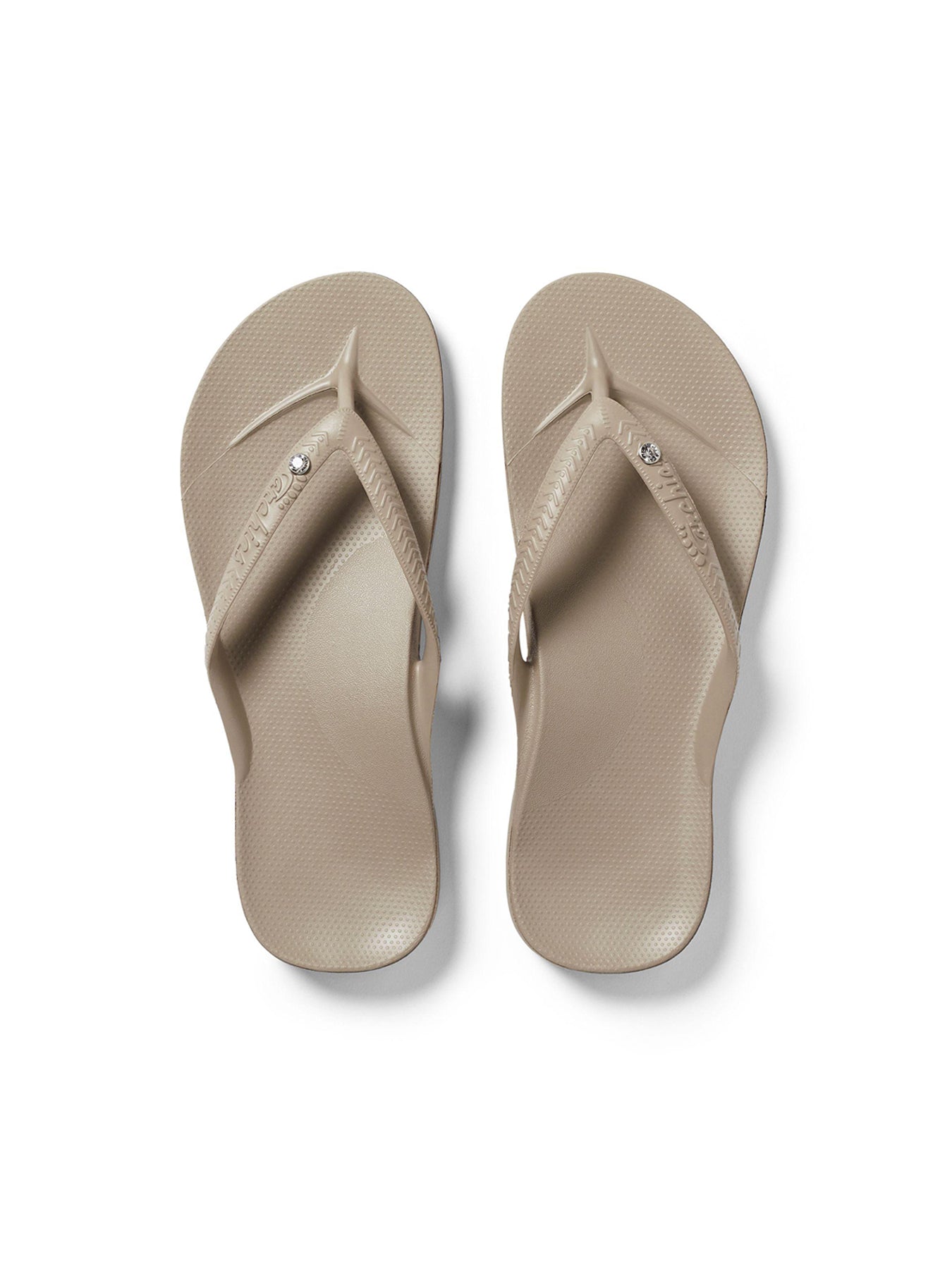 Arch Support Crystal Sandals Brown