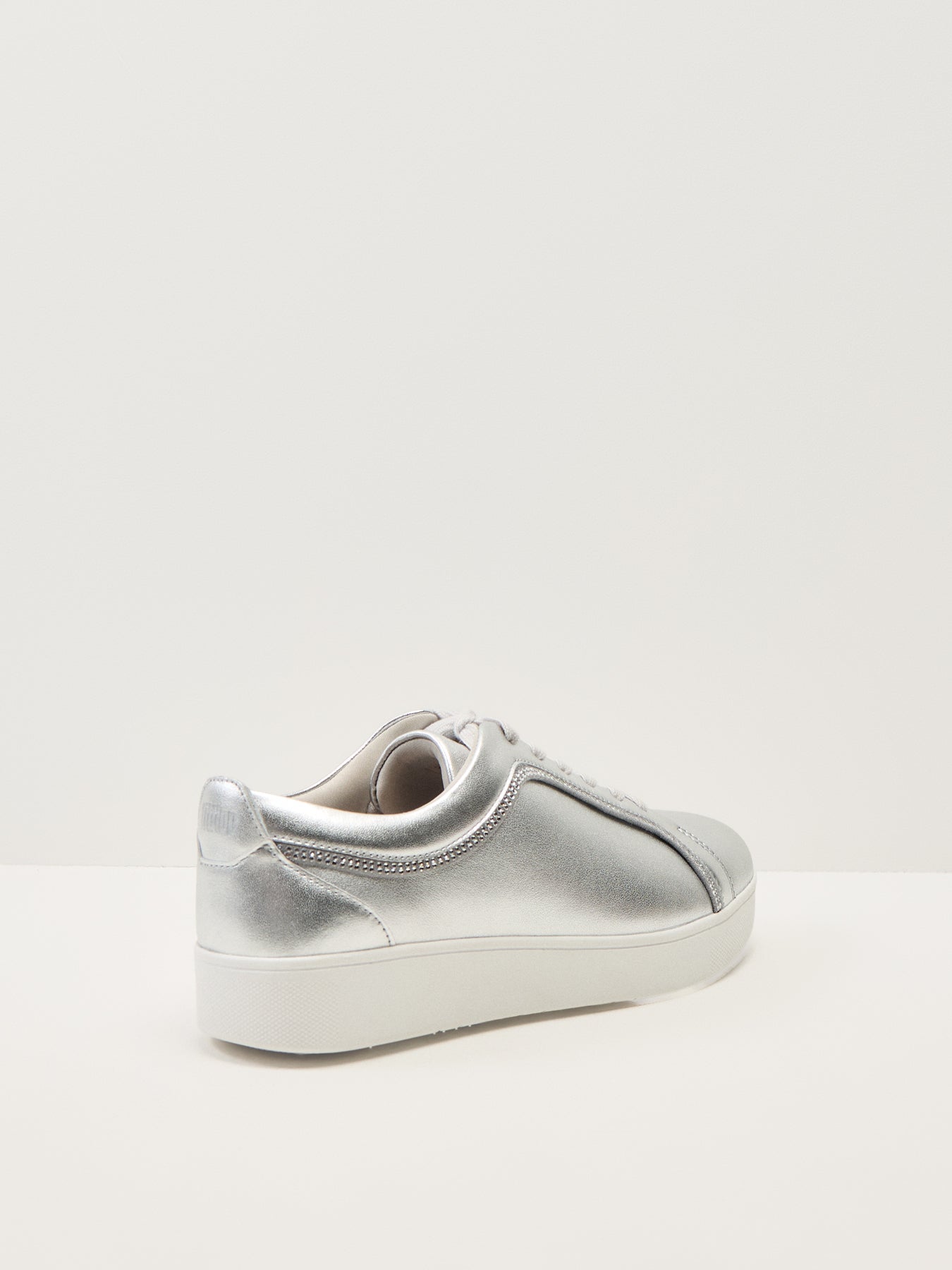 Rally Crystal-Trim Leather Sneakers