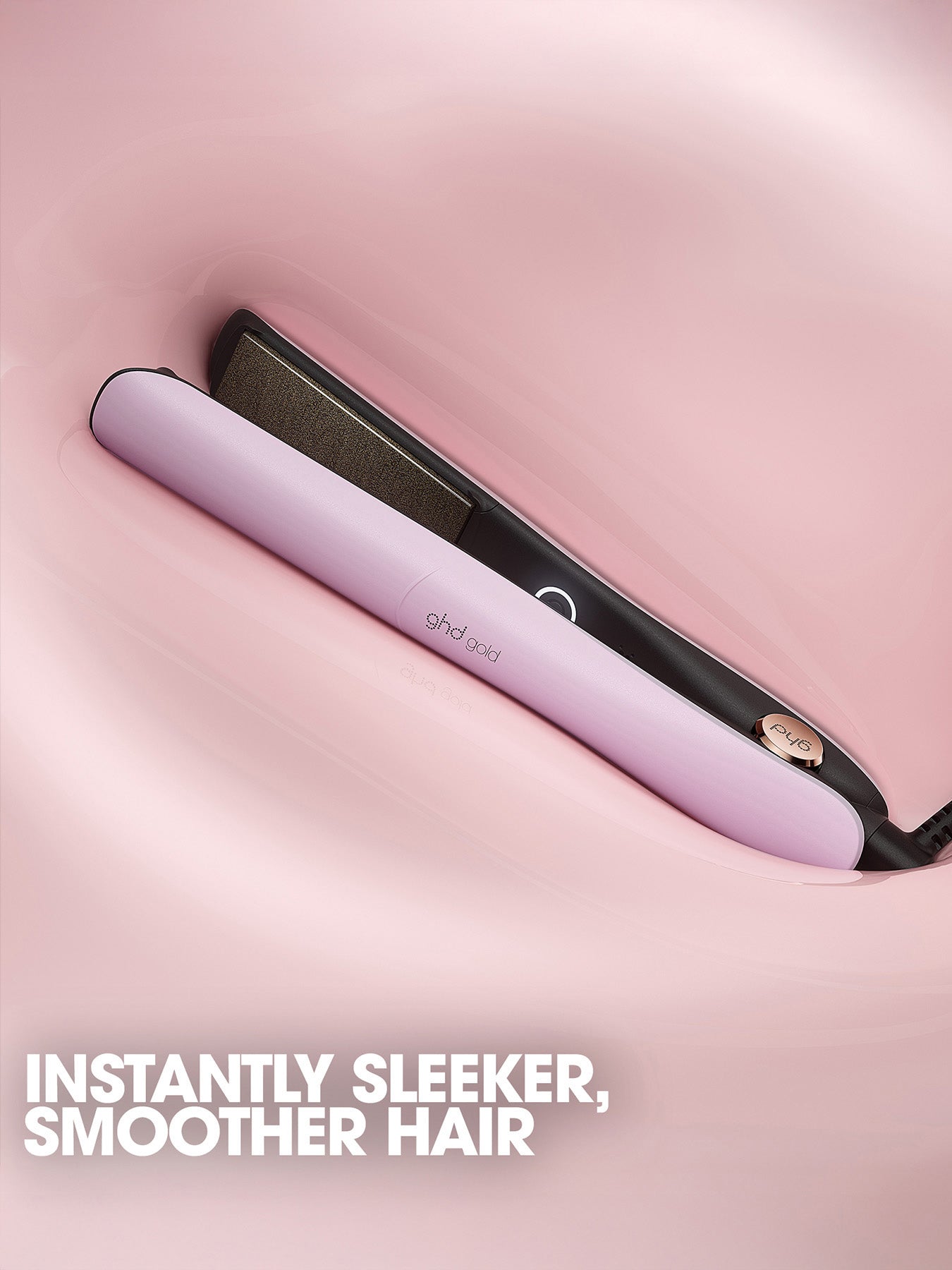 Gold Charity Limited Edition Hair Straightener in Pink Sorbet