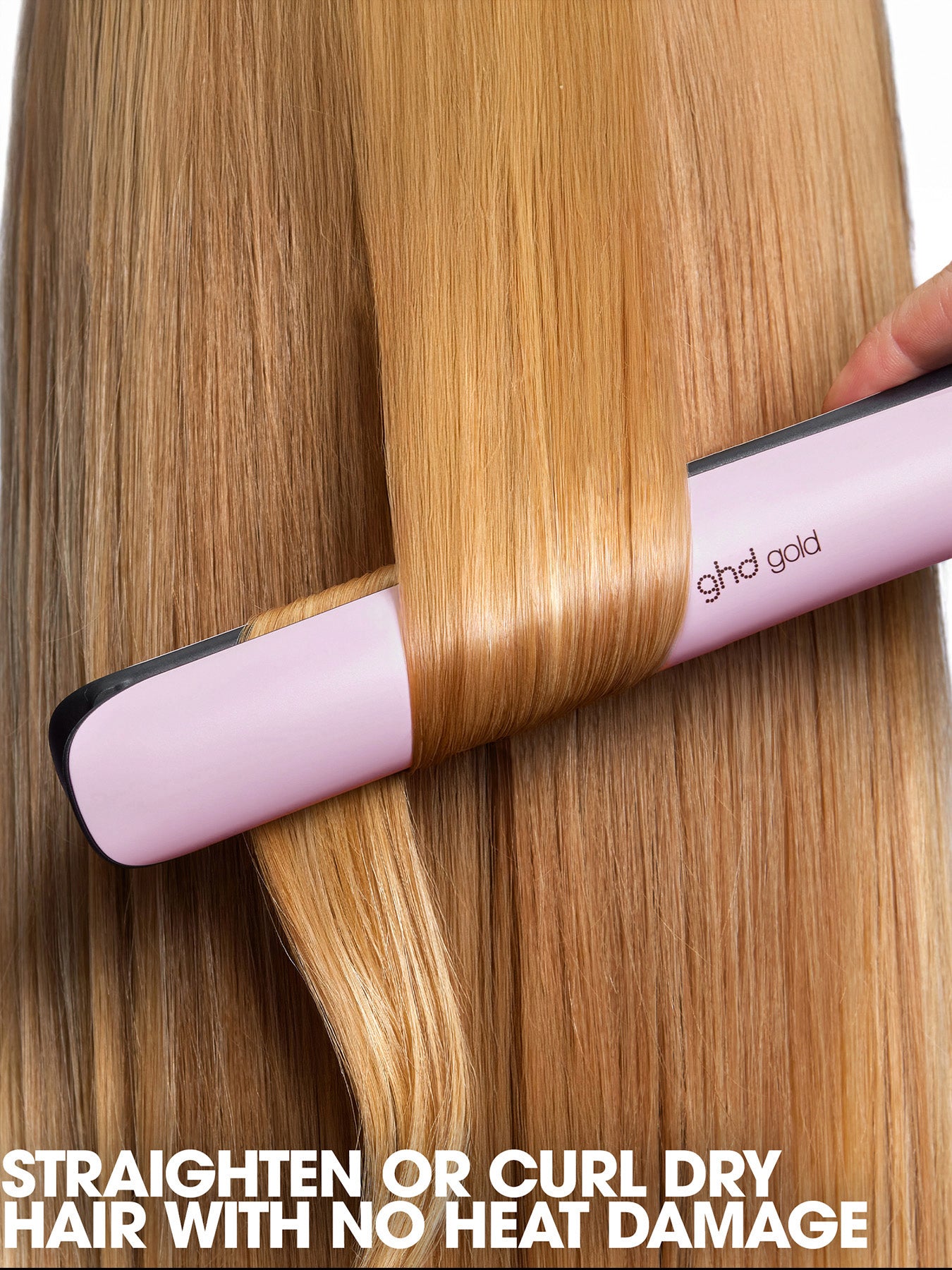 Gold Charity Limited Edition Hair Straightener in Pink Sorbet