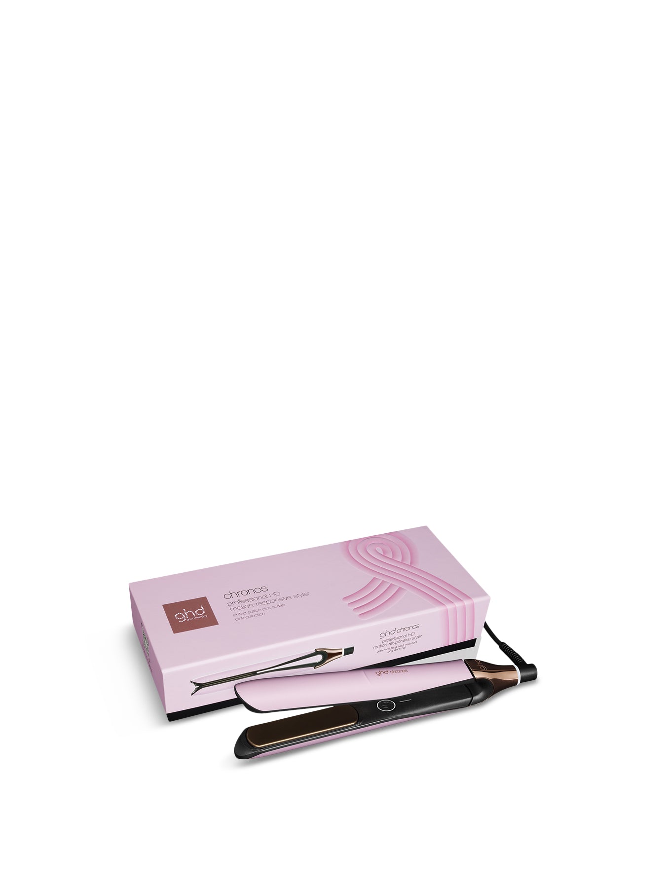 Chronos Charity Limited Edition Hair Straightener in Pink Sorbet