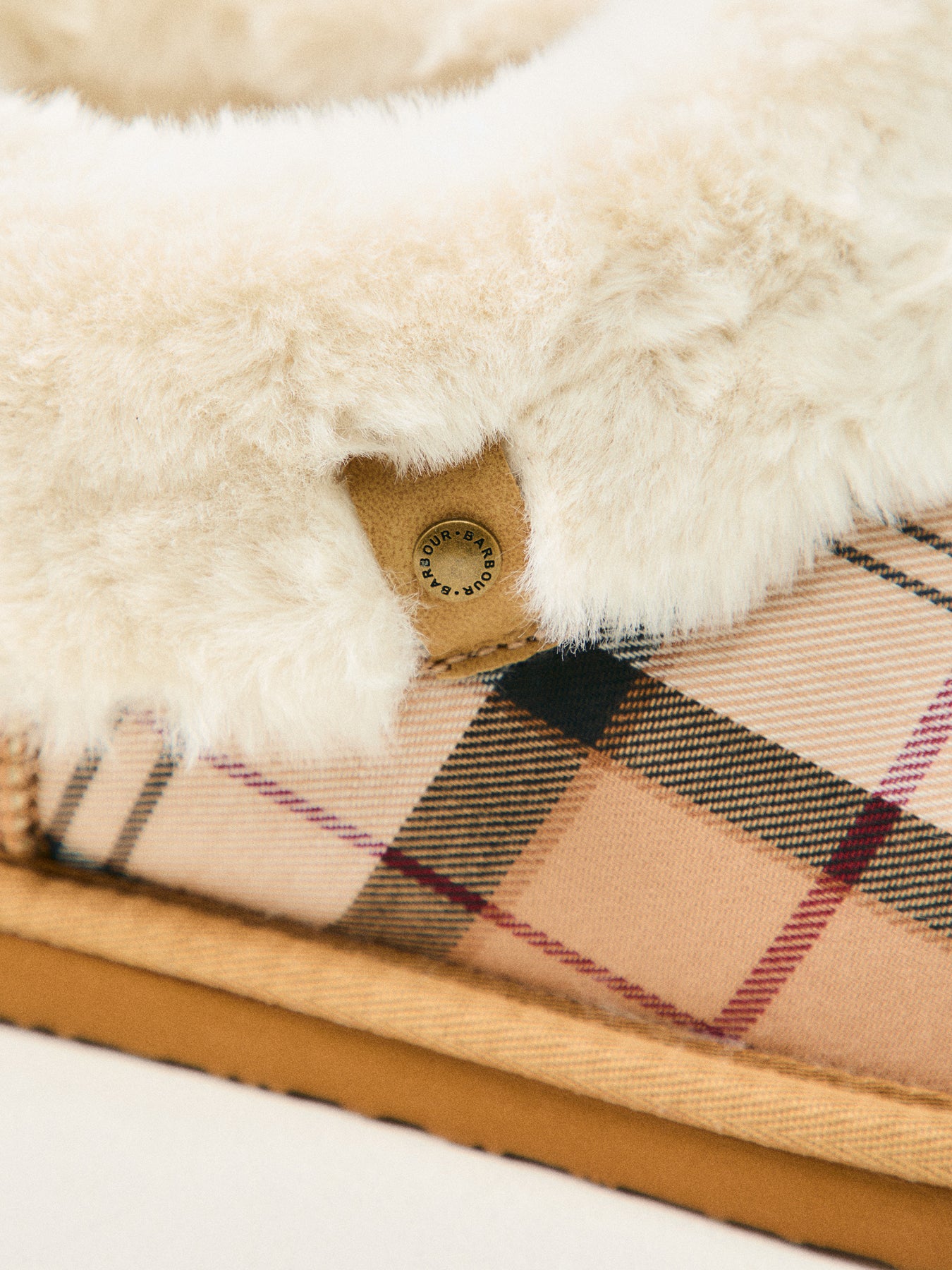 Eloise Tartan Bootie Slippers Hessian Tartan