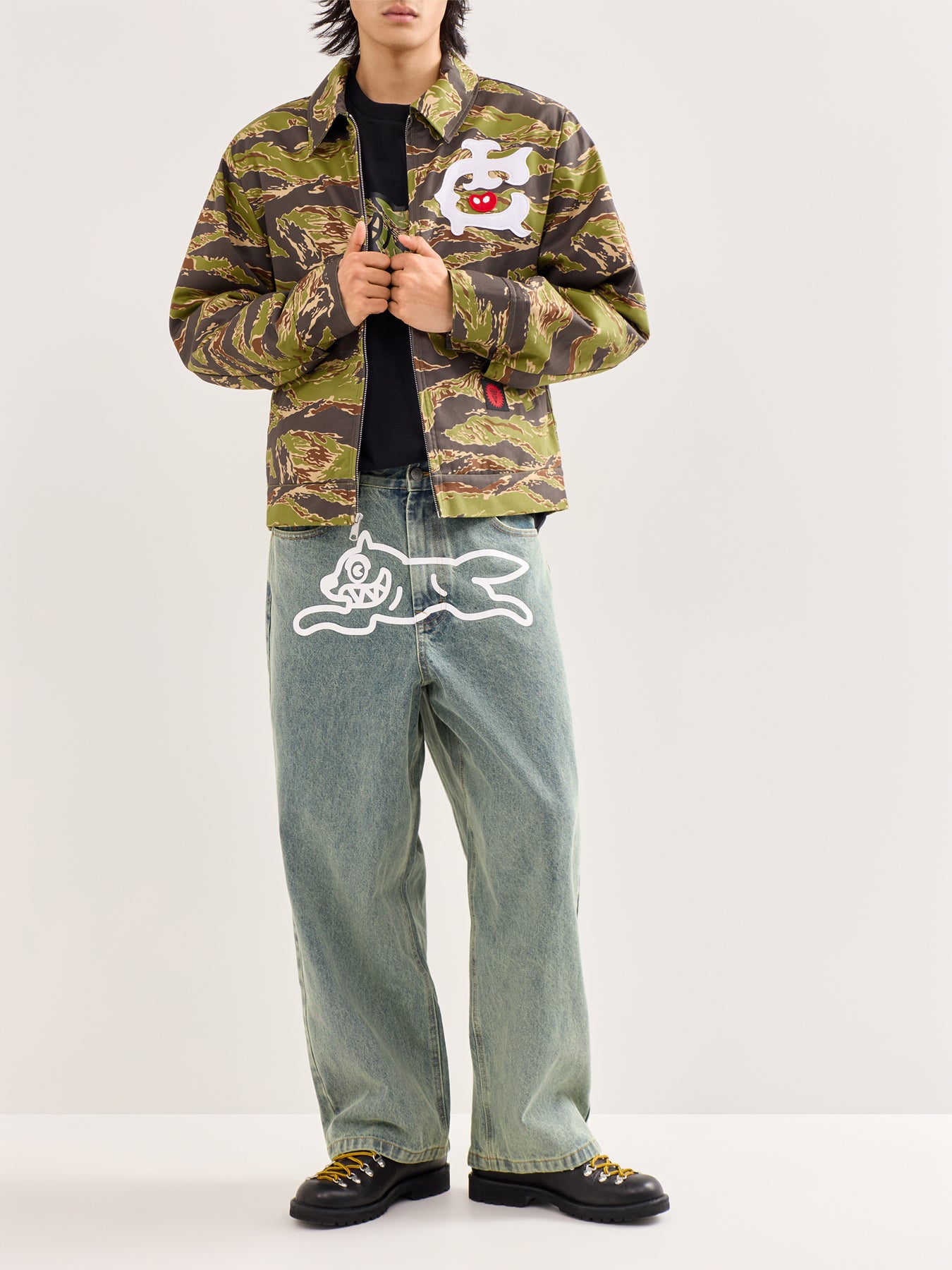 Tiger Stripe Work Jacket Green