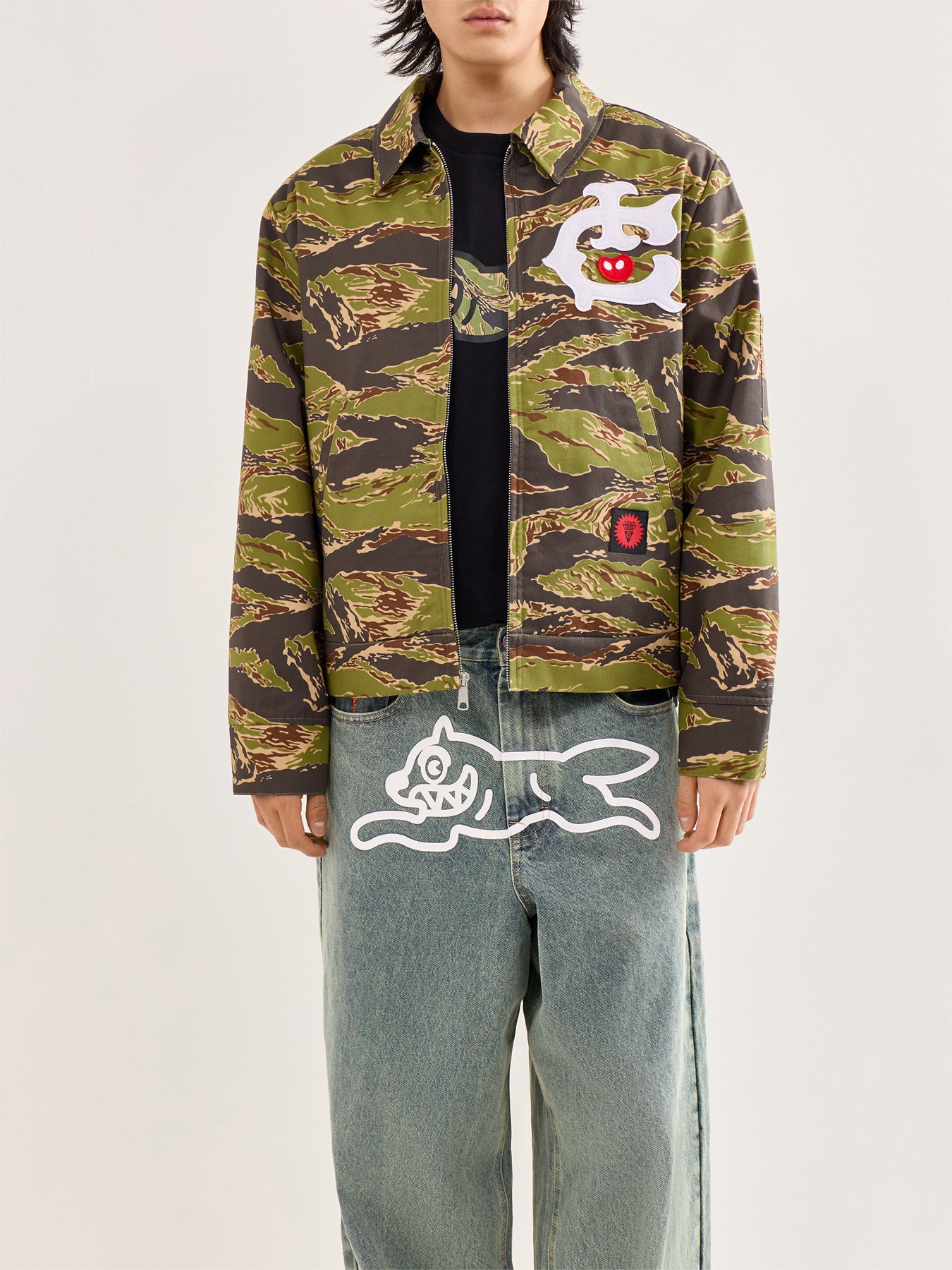 Tiger Stripe Work Jacket Green