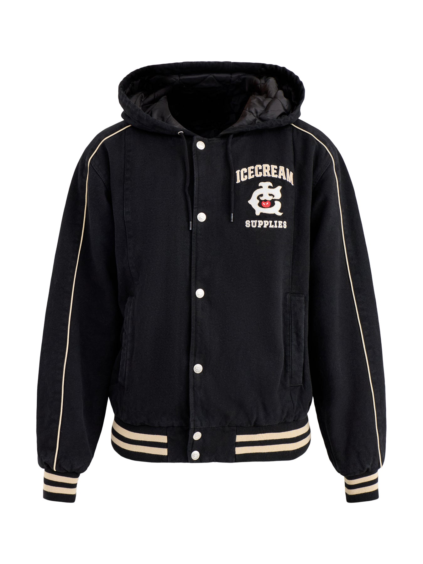 Hooded Work Jacket Black – Fenwick