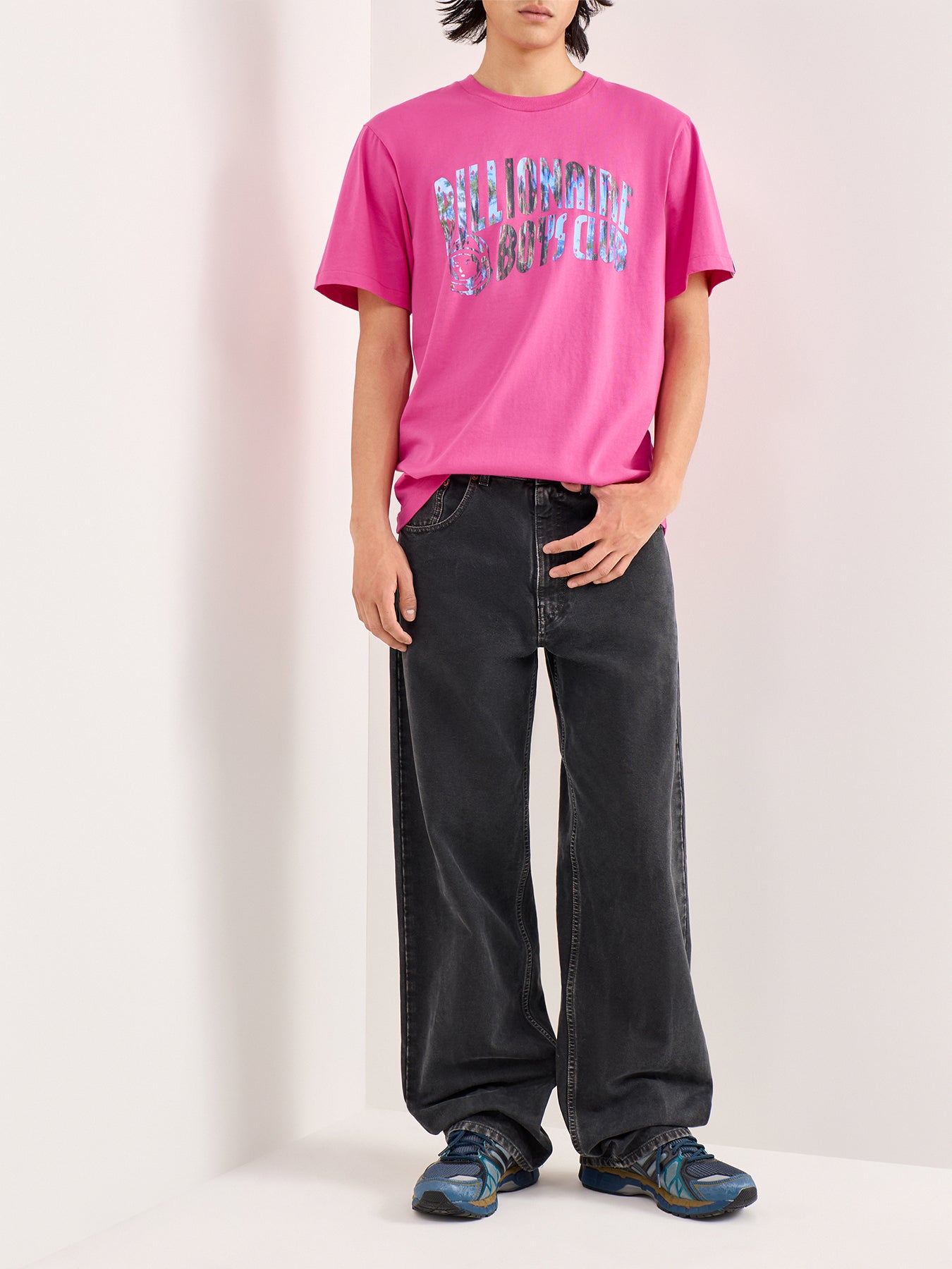 Bayou Fill Arch Logo T-Shirt Pink