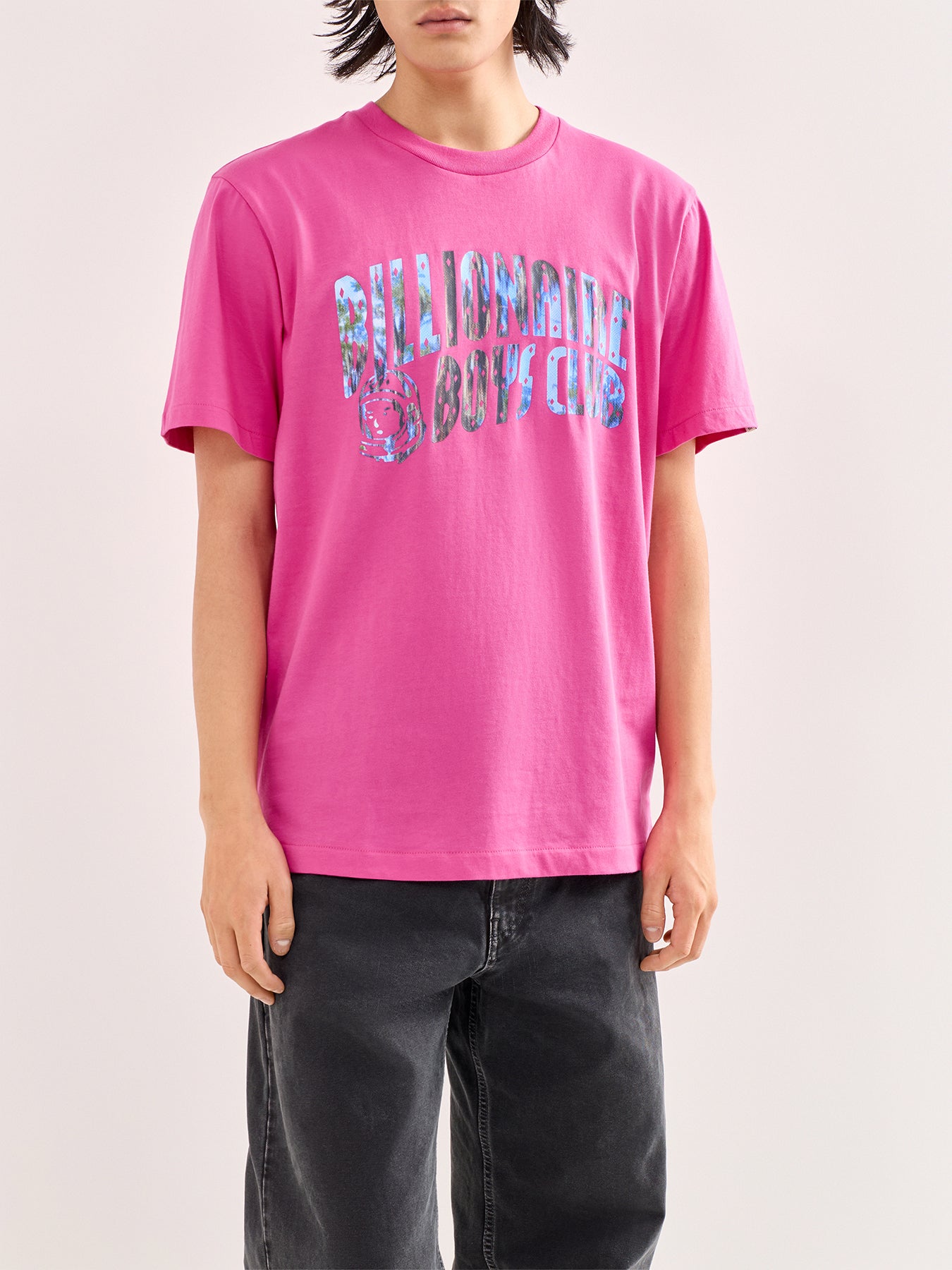 Bayou Fill Arch Logo T-Shirt Pink