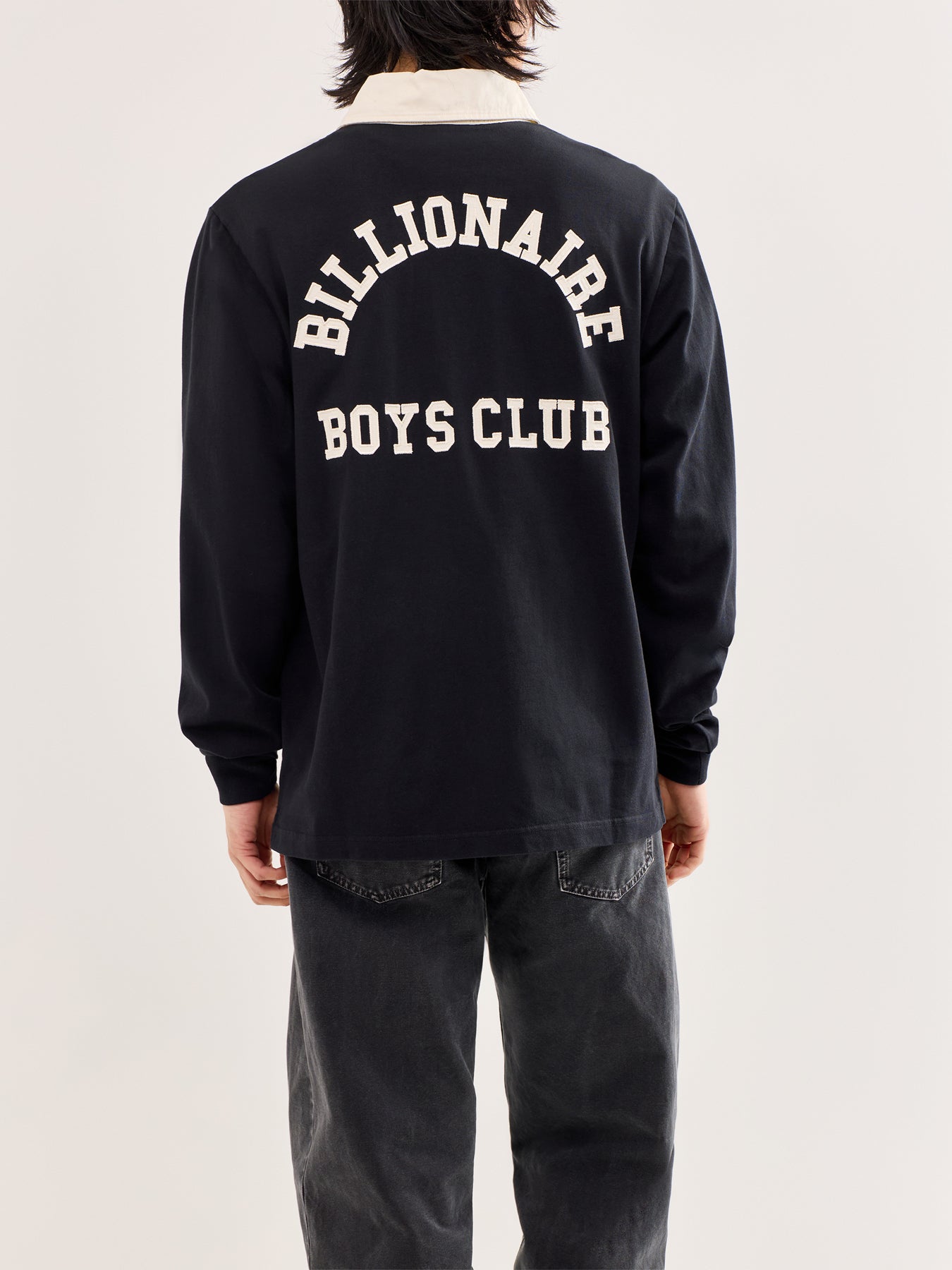 Astro Patch Rugby Shirt Black