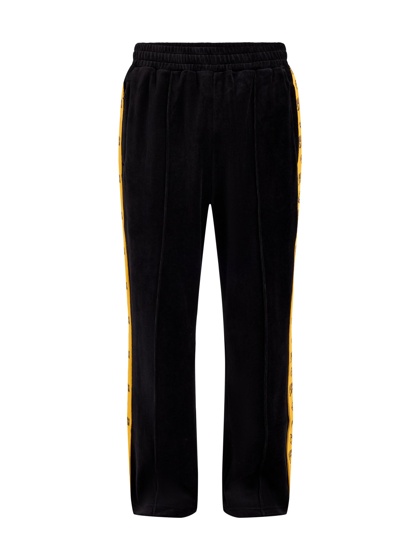 Small Arch Logo Velour Track Pants Black