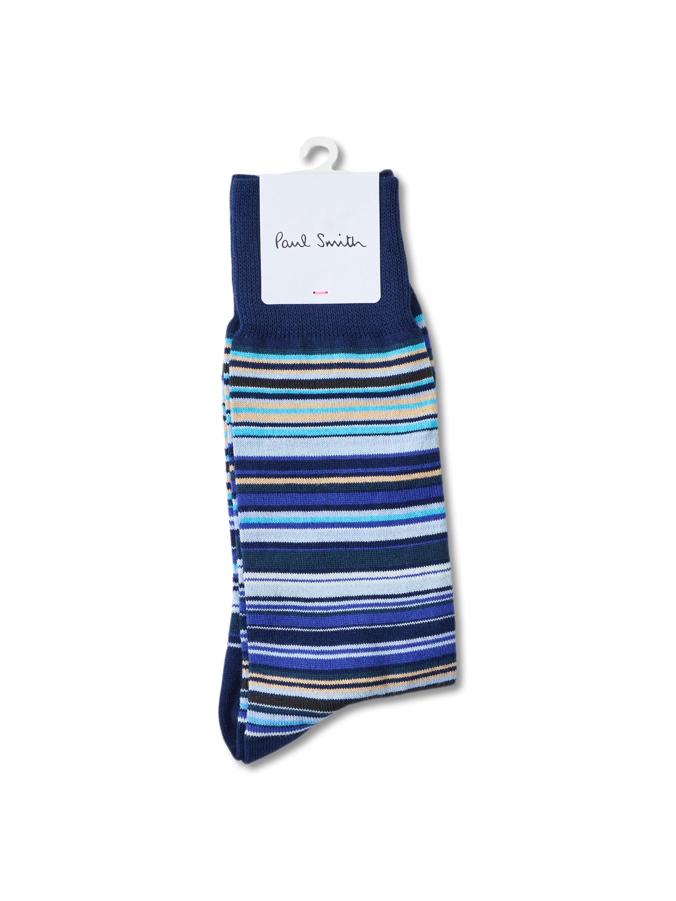 Signature Stripe Socks Navy