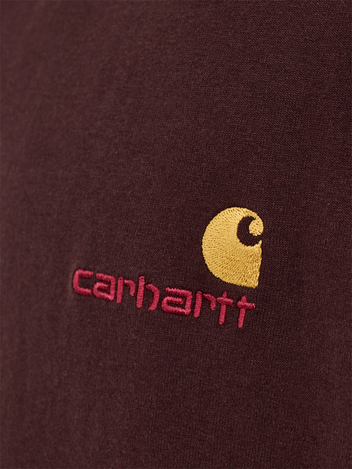 American Script Short Sleeve T-Shirt Brown
