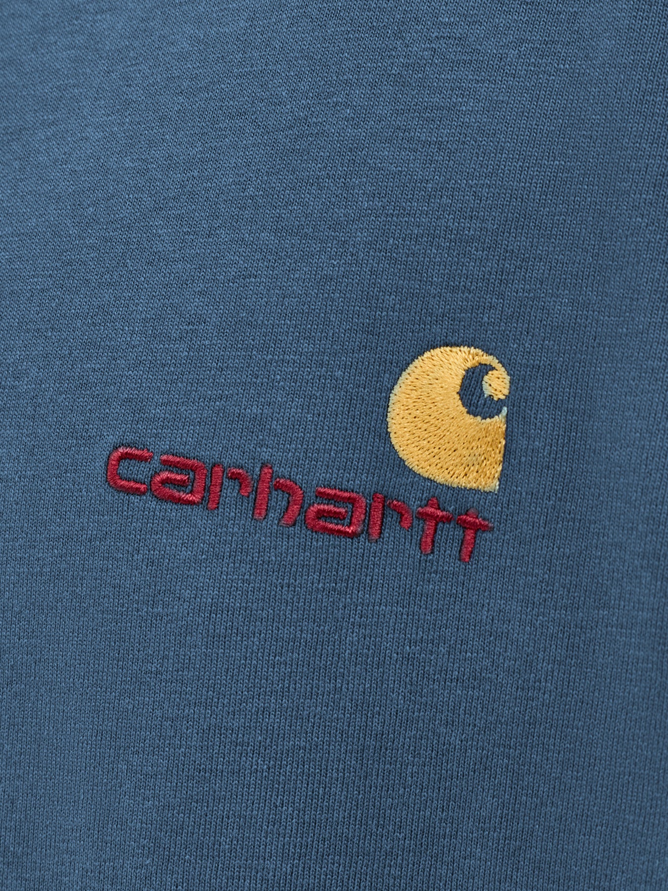 American Script Short Sleeve T-Shirt Blue