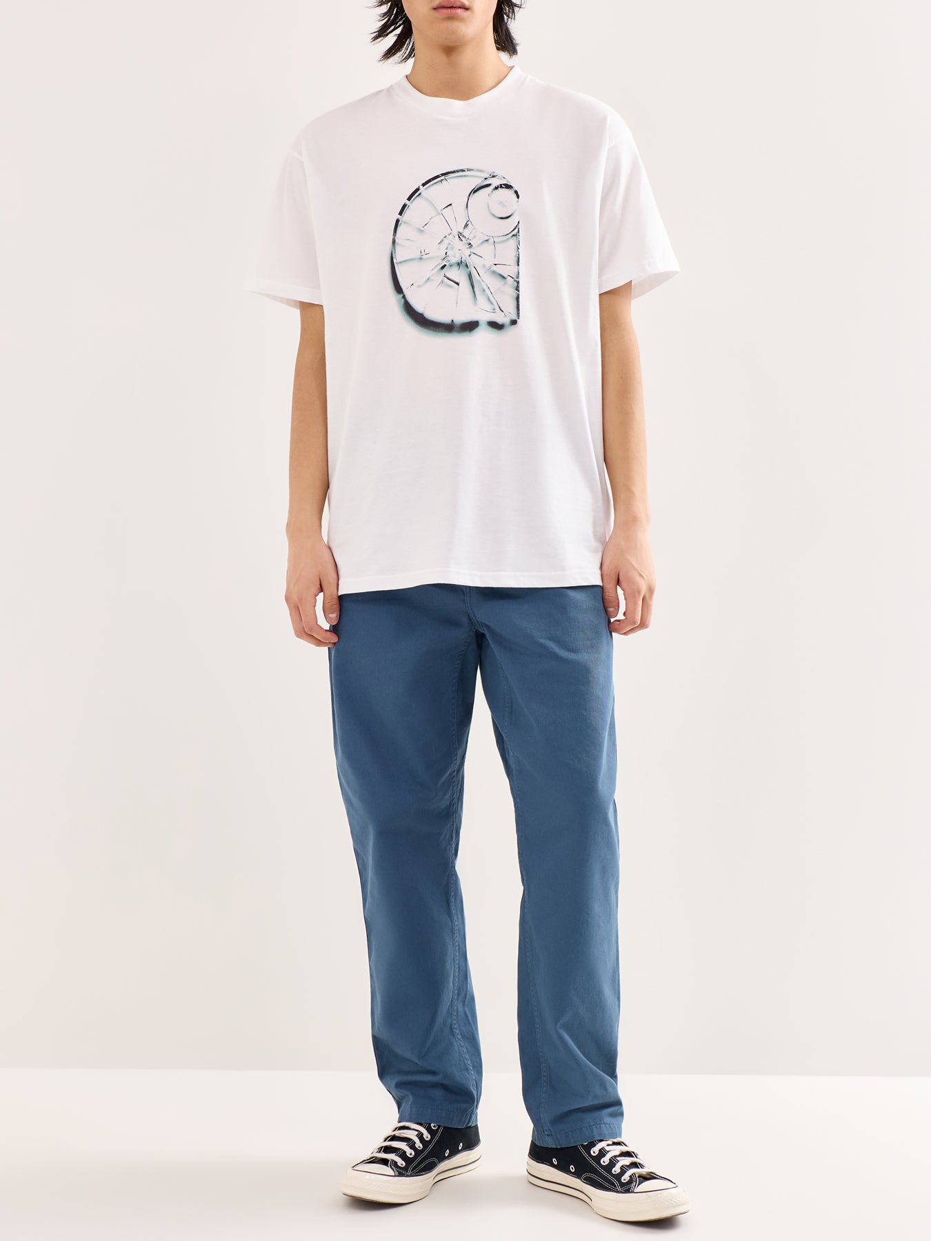 Shattered Graphic T-Shirt White