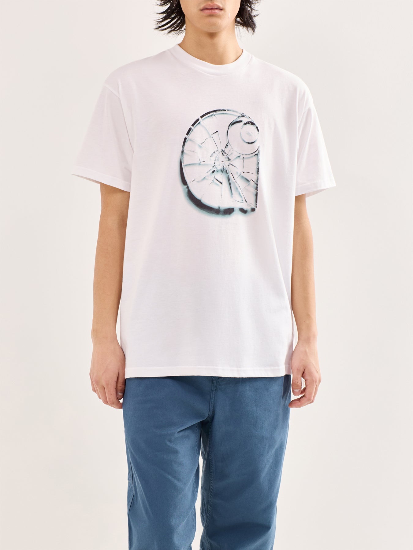 Shattered Graphic T-Shirt White