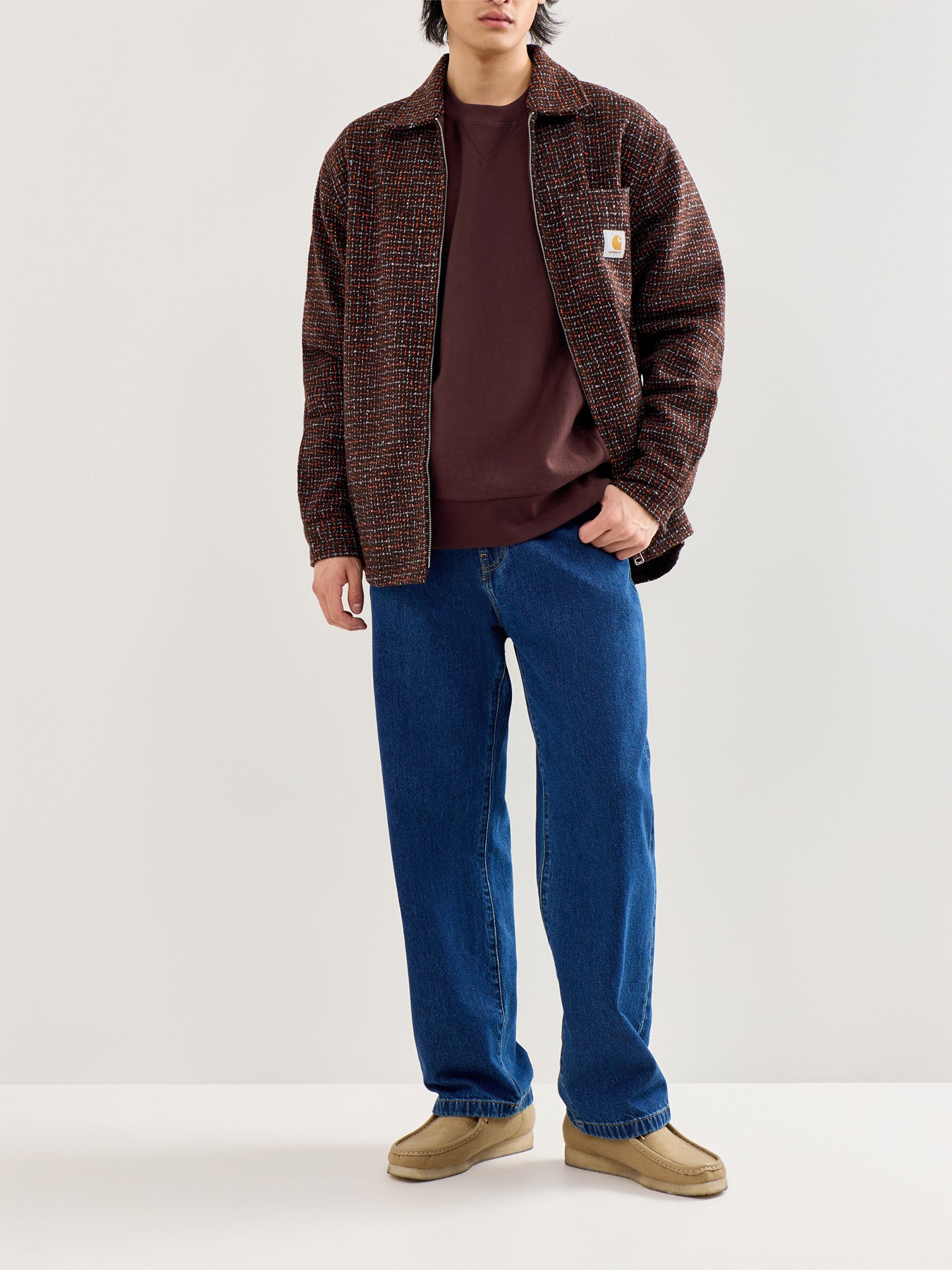 American Script Sweatshirt Brown