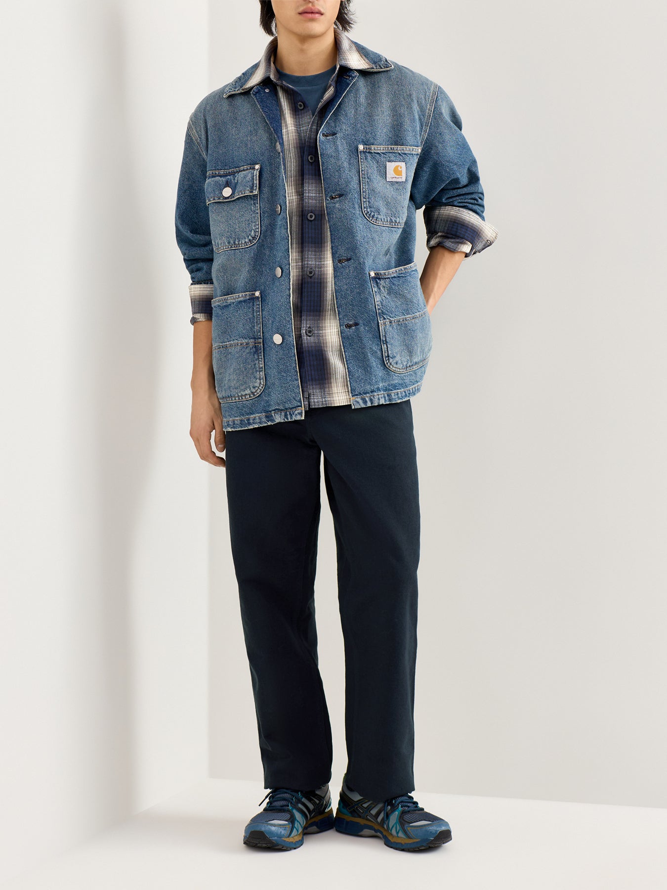 Aden Chore Coat Blue