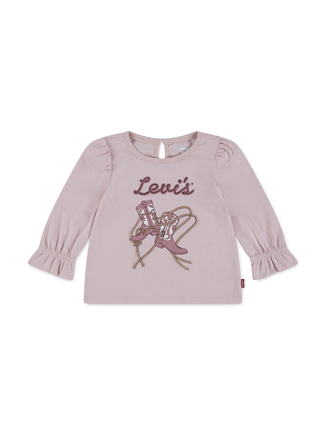 Knot Front Long Sleeve Top