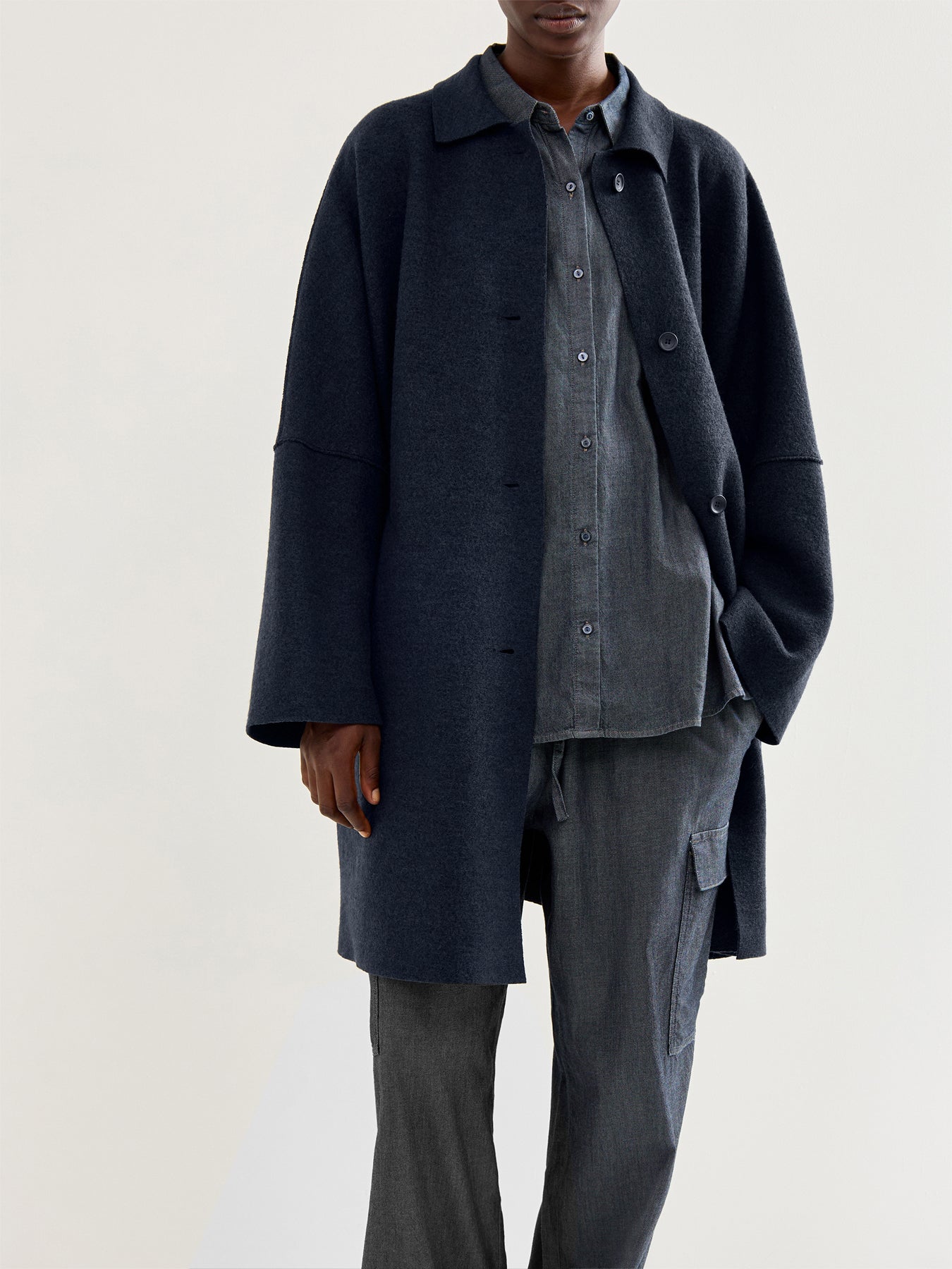 Outdoor Jacket 502 Long Sleeves Navy