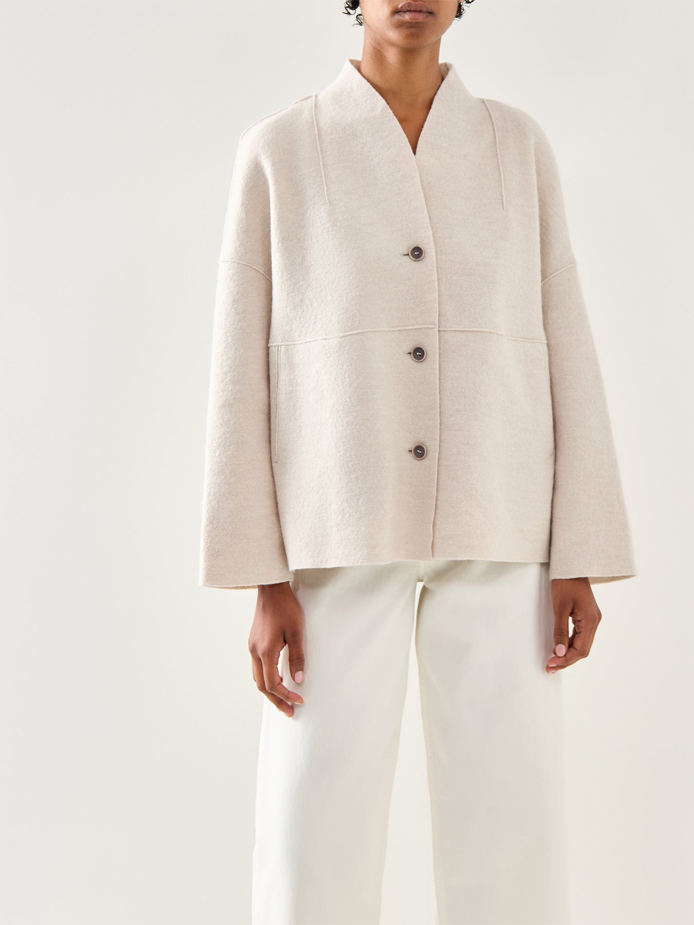 Jacket 520 Long Sleeves Cream