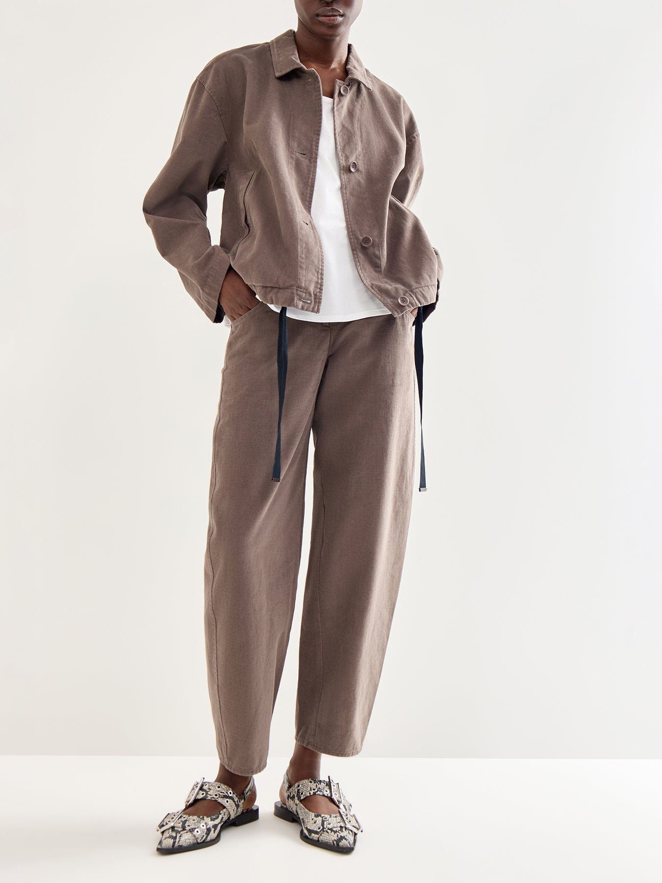 Hose 534 Cotton Trouser Wash Brown