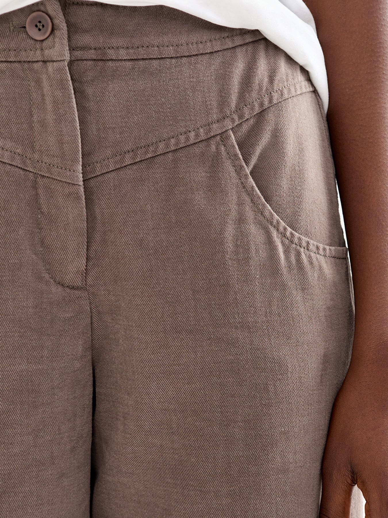 Hose 534 Cotton Trouser Wash Brown