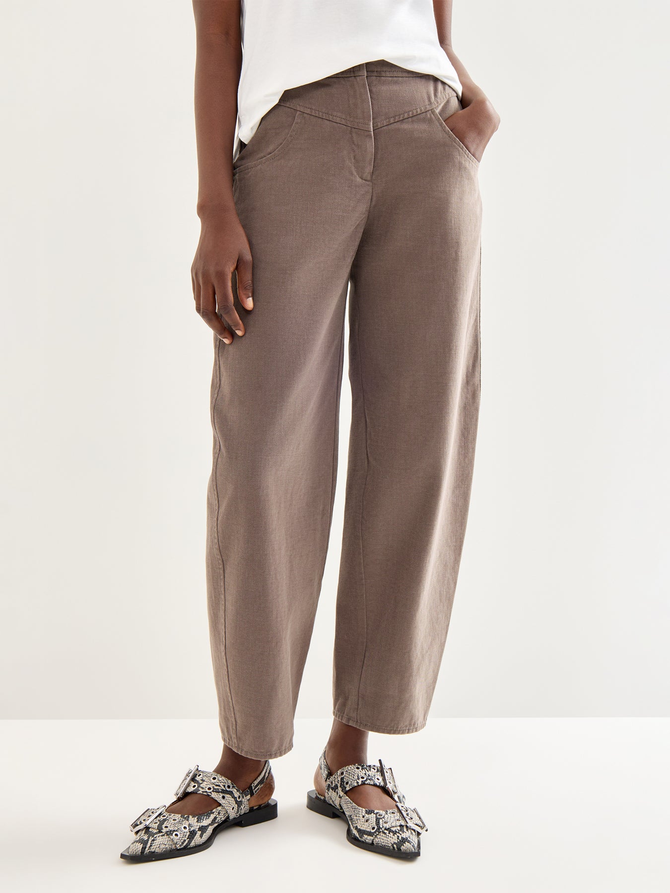 Hose 534 Cotton Trouser Wash Brown