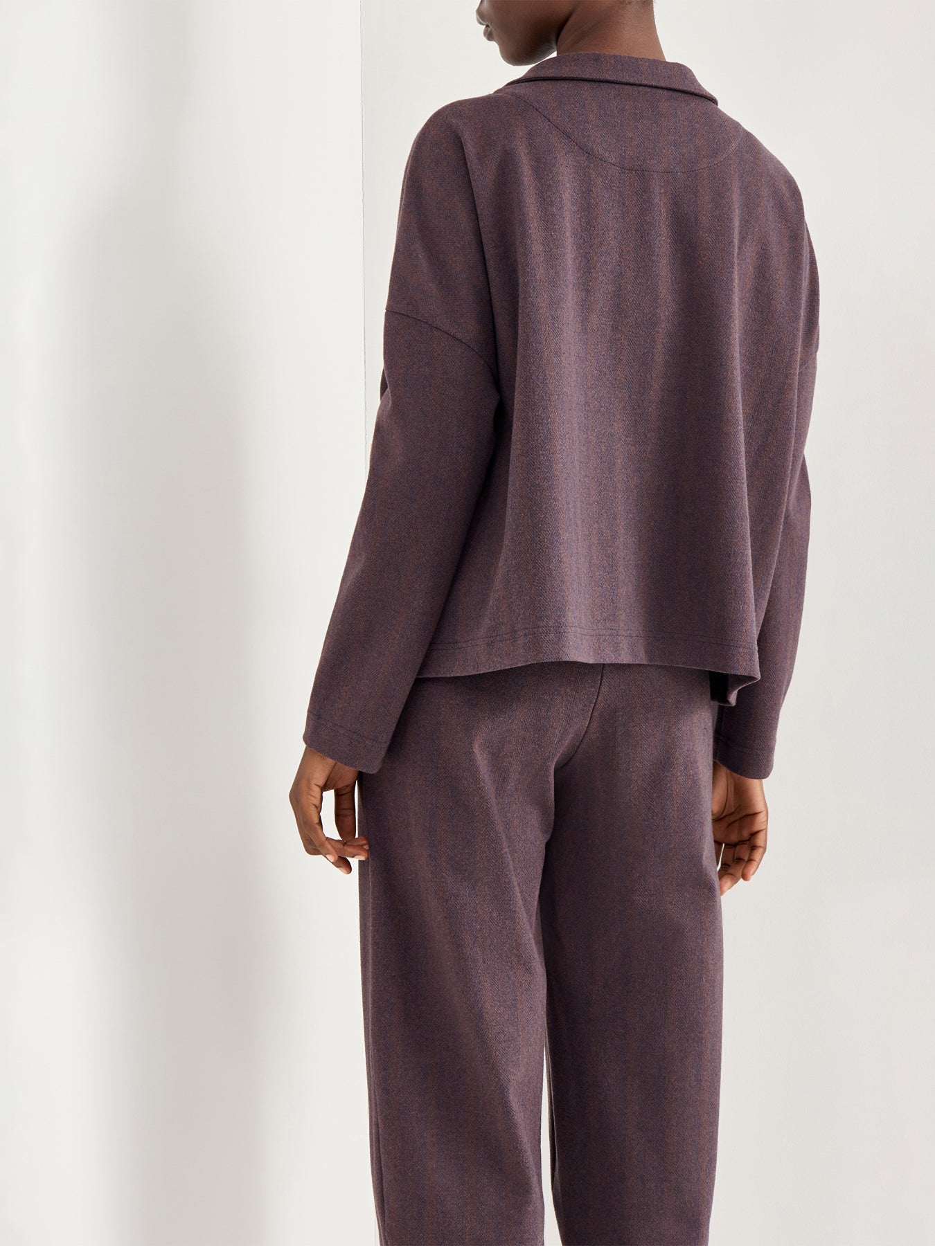 Jacket 519 Long Sleeves Red Wood