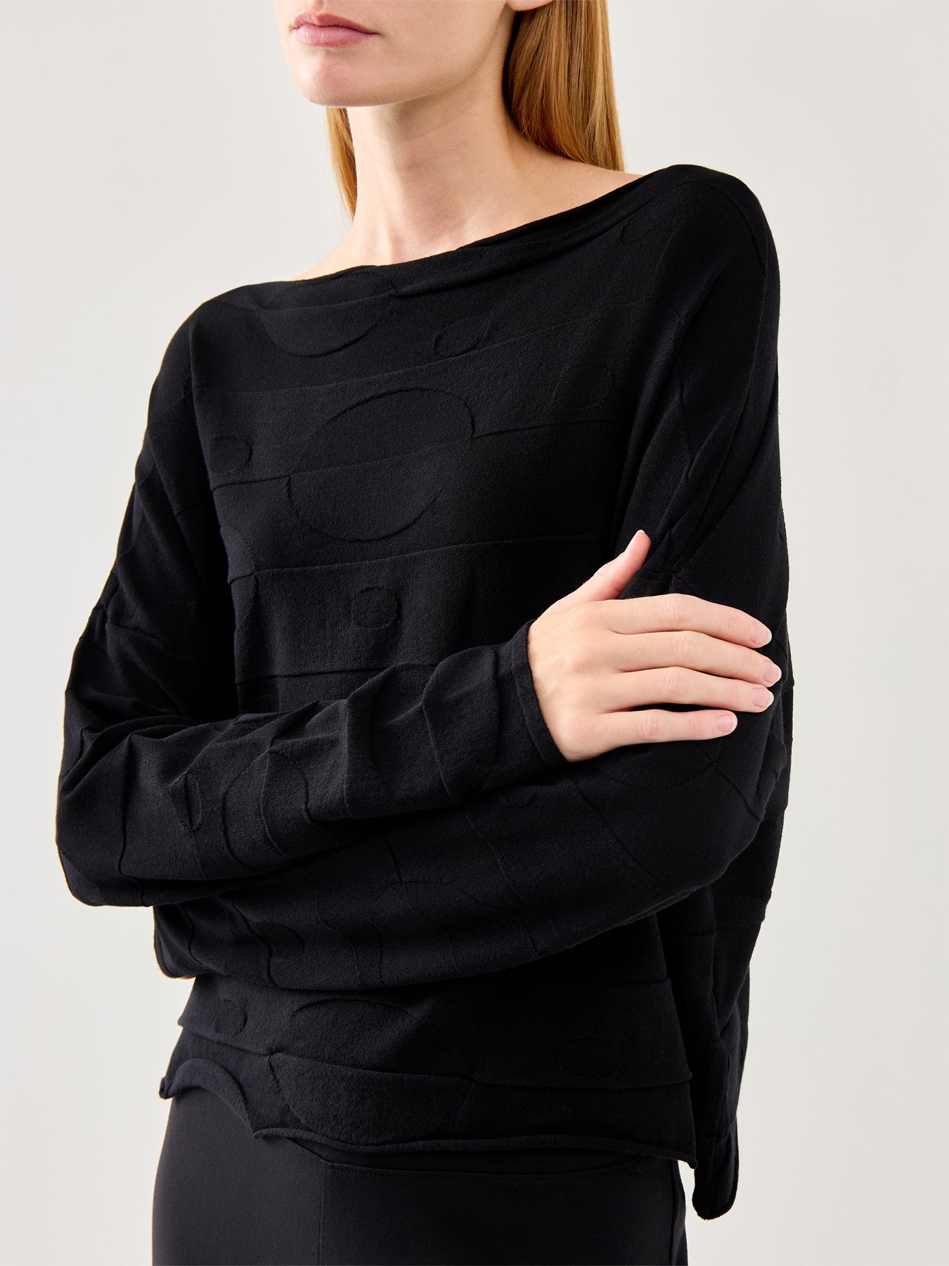 529 Long Sleeve Viscose Blend Pullover