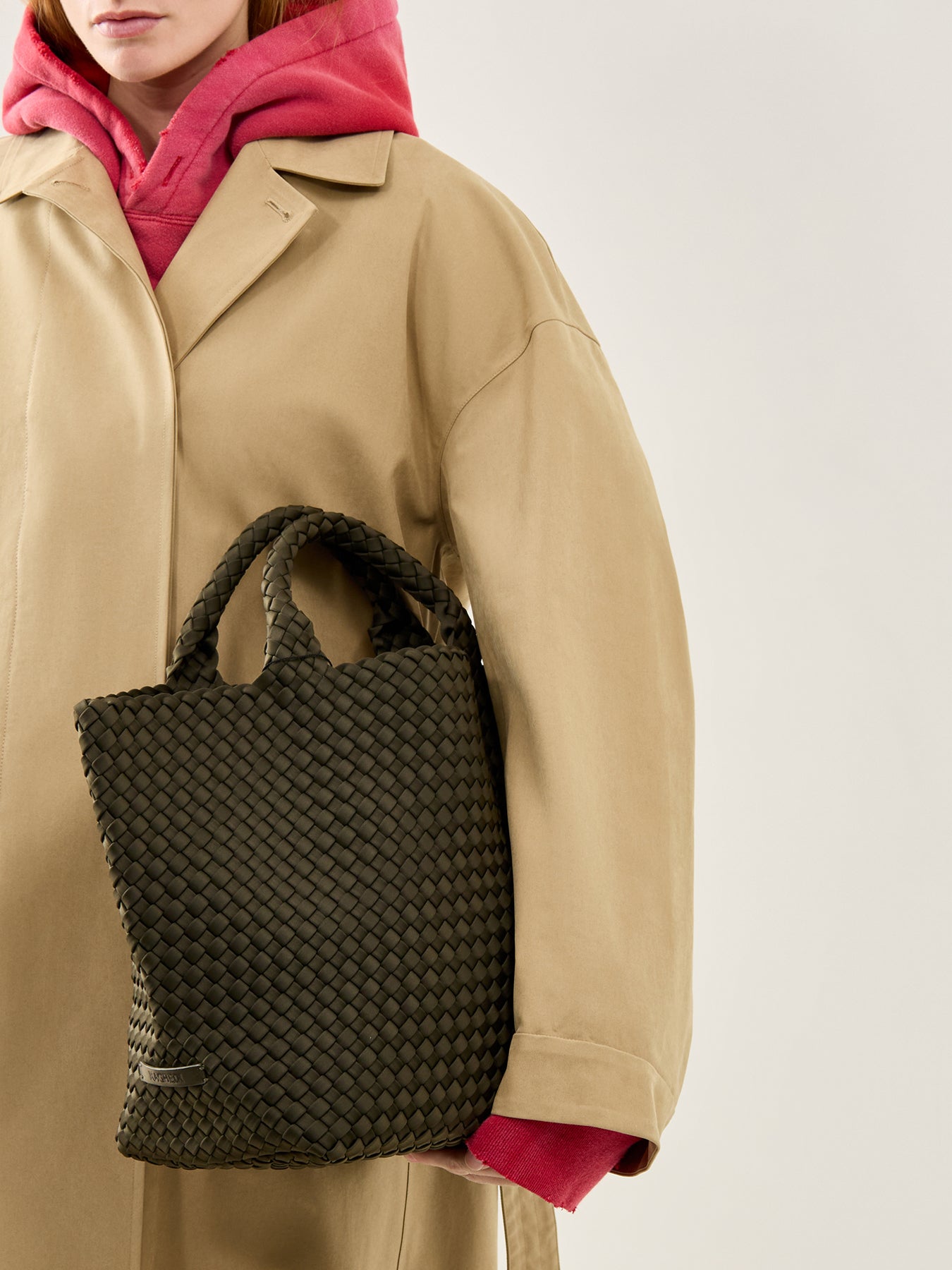 St Barths Medium Tote Olive