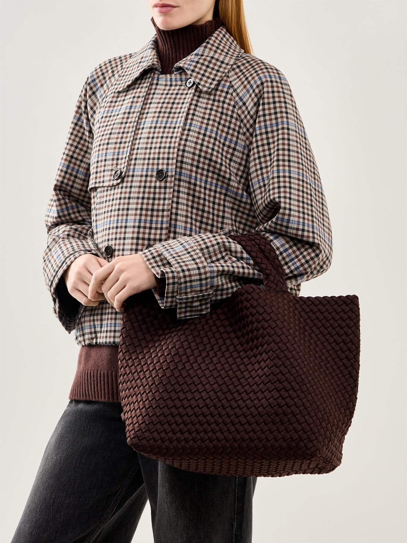 St Barths Medium Tote Chocolate